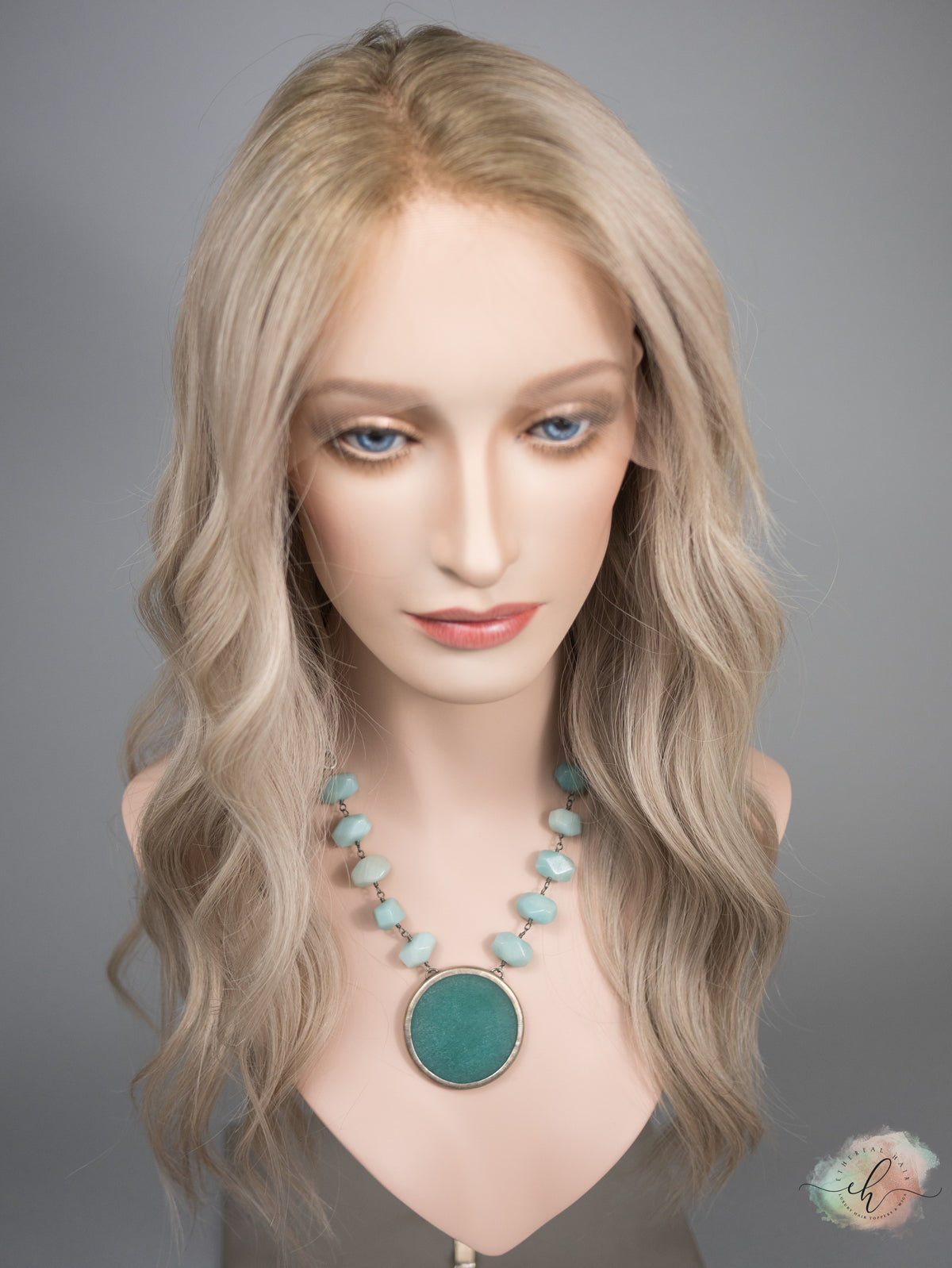 “PAIGE" Premium Wig: Lace Top, Sz. M, 23"