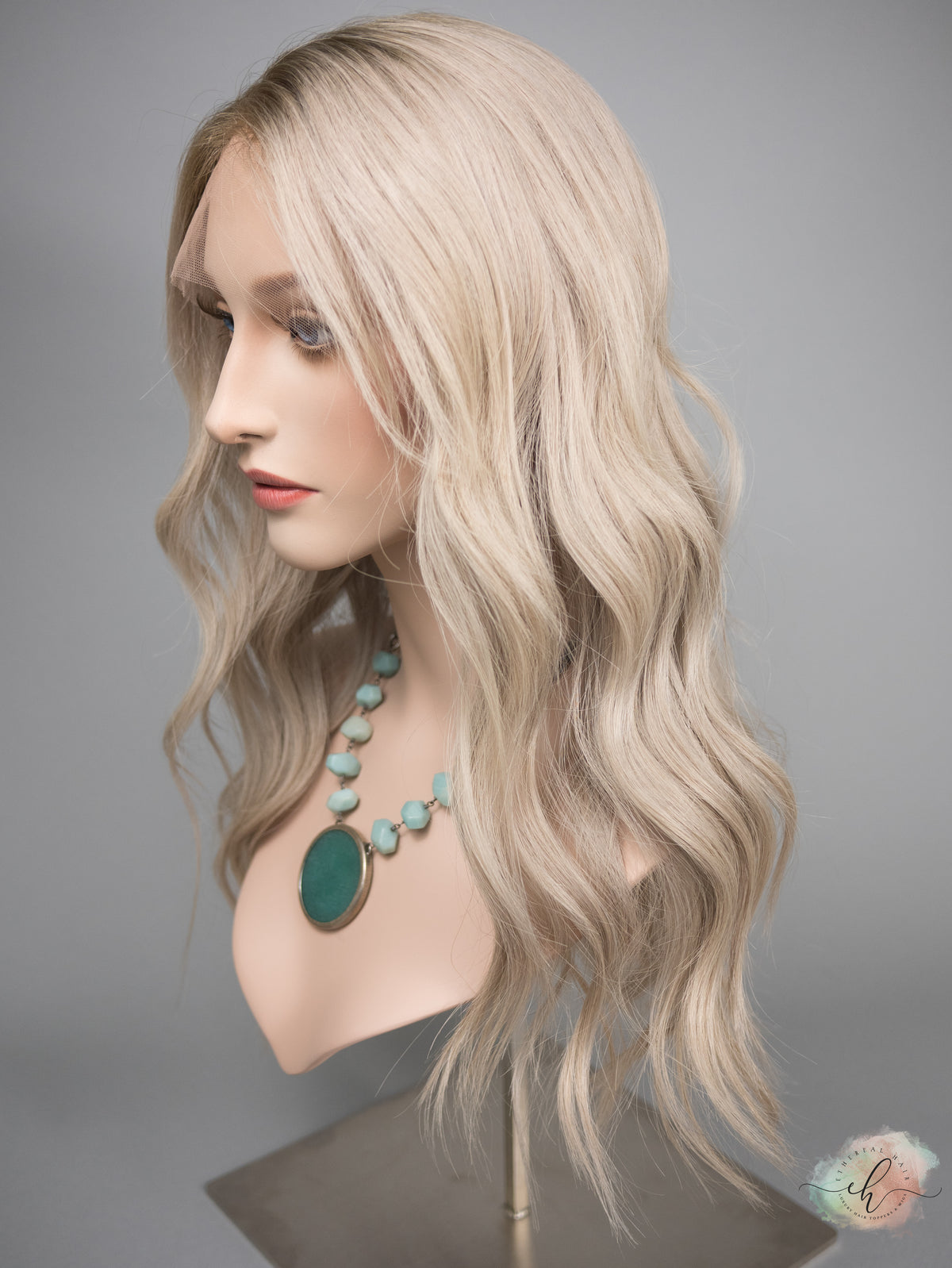 “PAIGE" Premium Wig: Lace Top, Sz. M, 23"