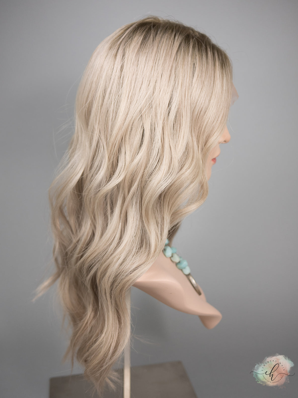 “PAIGE" Premium Wig: Lace Top, Sz. M, 23"