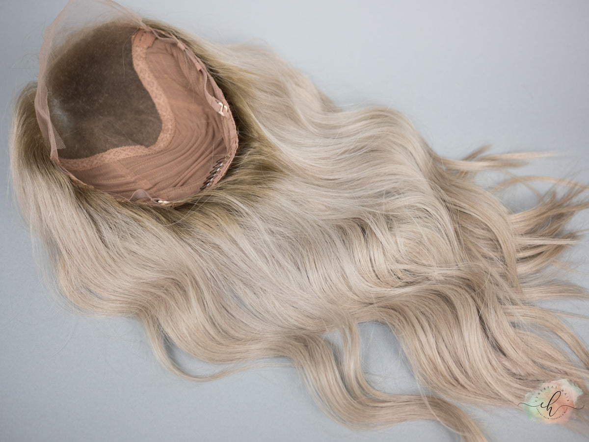“PAIGE" Premium Wig: Lace Top, Sz. M, 23"