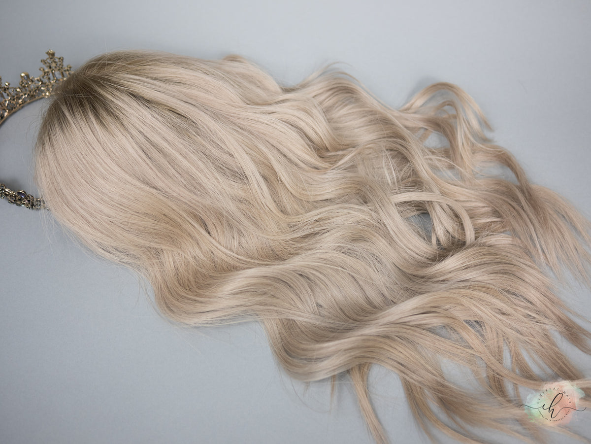 “PAIGE" Premium Wig: Lace Top, Sz. M, 23"