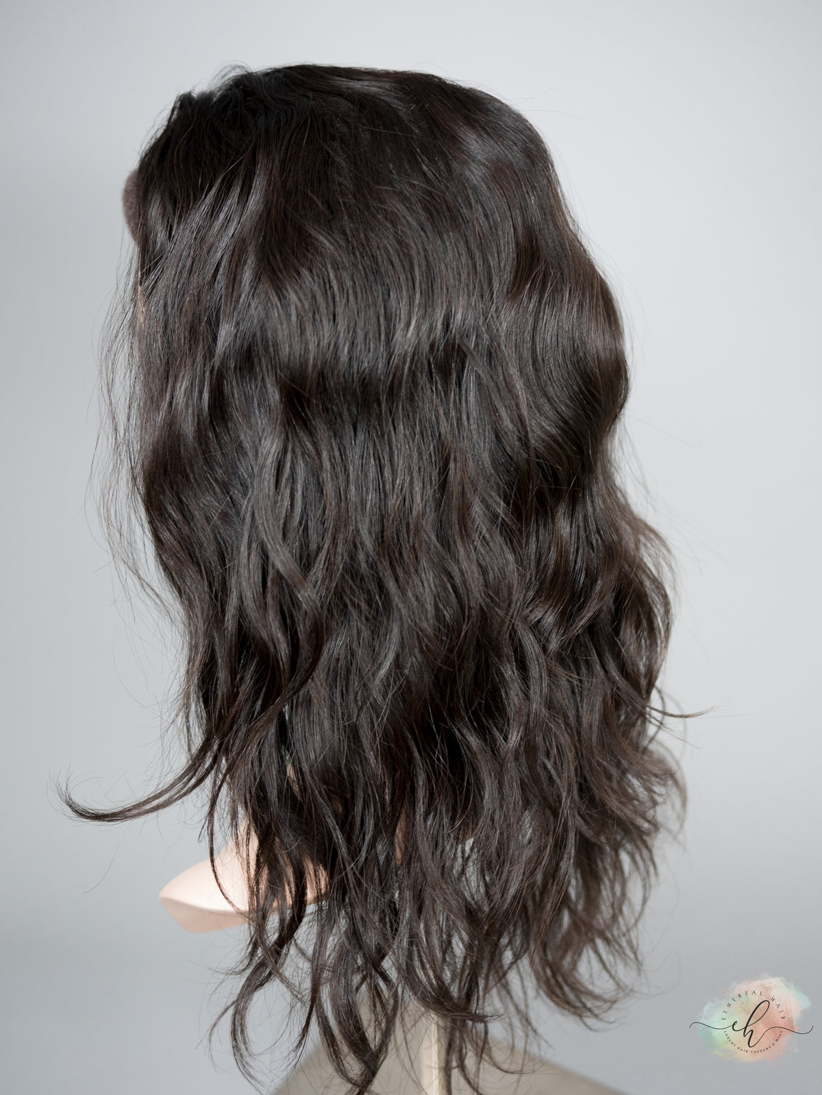 “RHIANNON" Premium Pony Wig: Sz. M, 20", Wavy