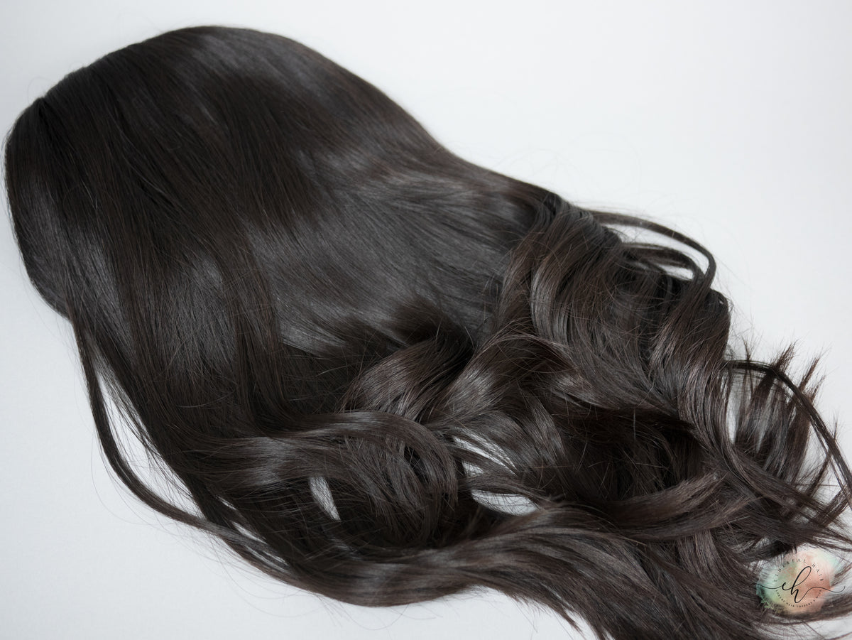 “RHIANNON" Premium Pony Wig: Sz. M, 24"