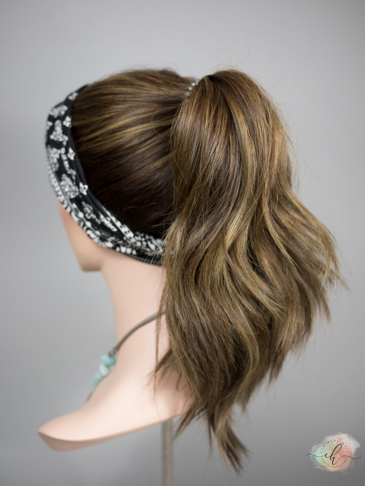 “GOOD THINGS TAKE TIME" Exquisite Pony Wig: Sz. S/M, 25"