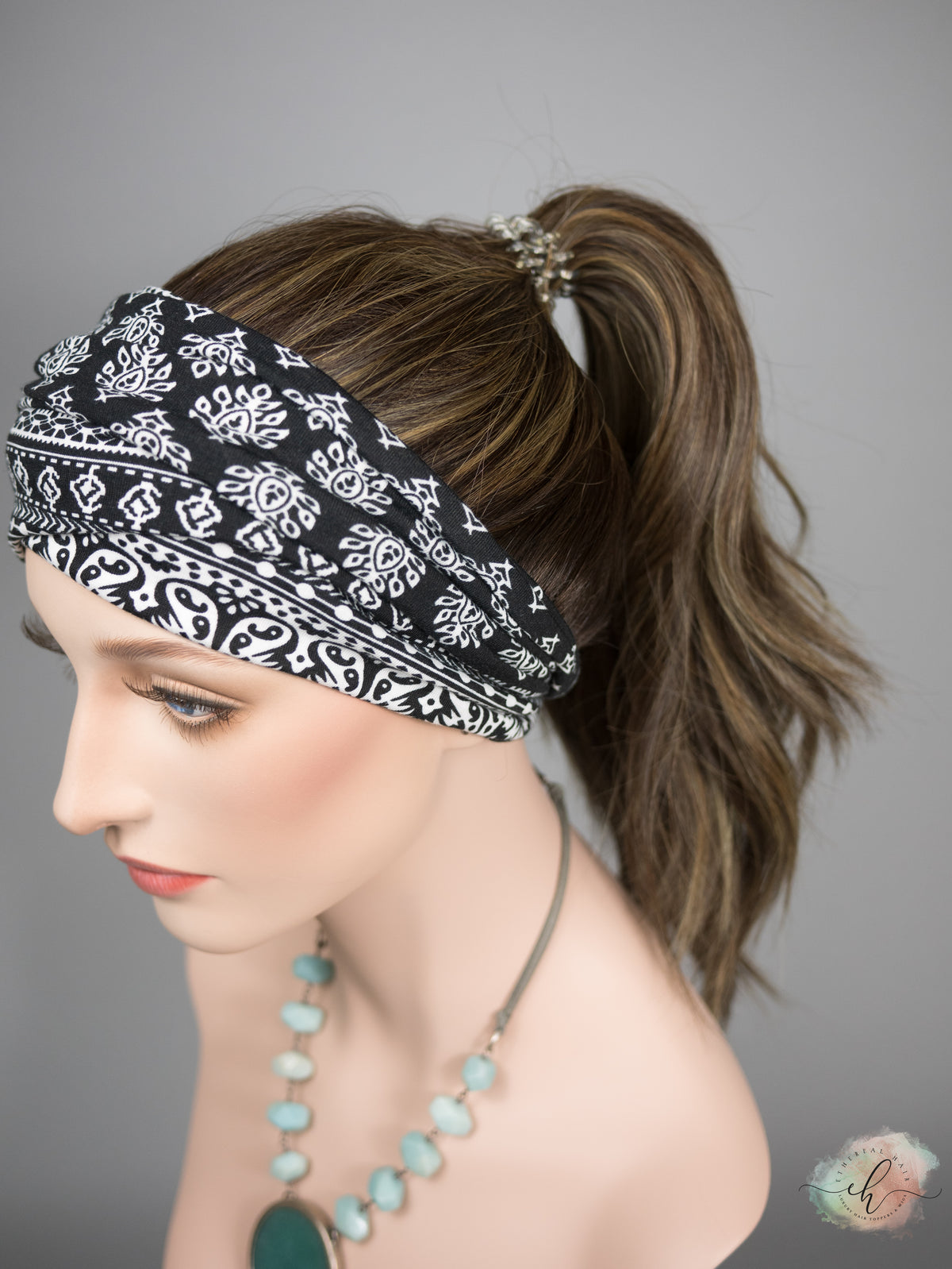 “GOOD THINGS TAKE TIME" Exquisite Pony Wig: Sz. S/M, 25"