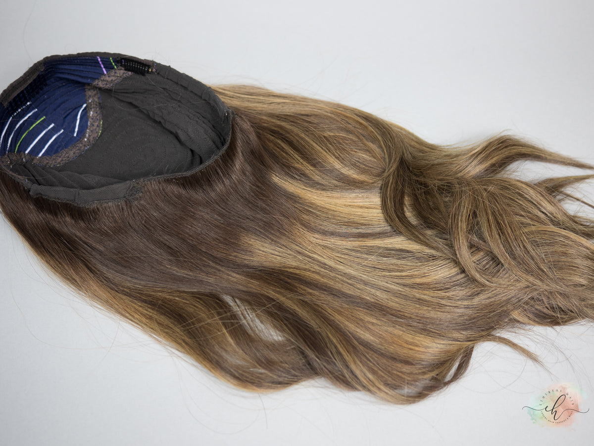 “GOOD THINGS TAKE TIME" Exquisite Pony Wig: Sz. S/M, 25"