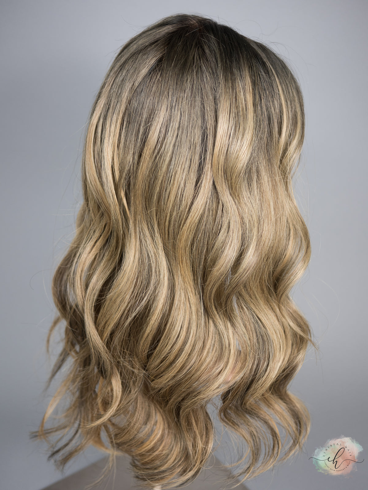 "SWEET AS HONEY" Exquisite Wig: Lace Top, Sz. S/M, 20"