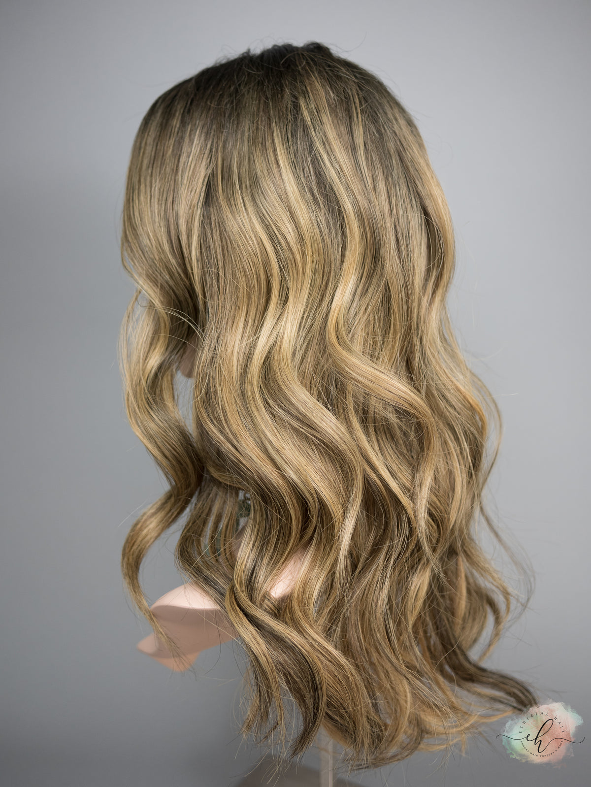"SWEET AS HONEY" Exquisite Wig: Lace Top, Sz. S/M, 20"