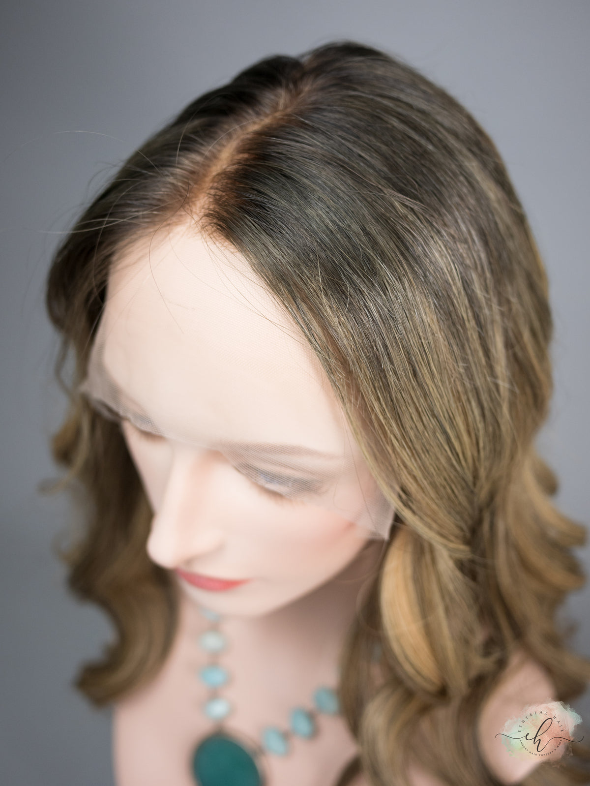 "SWEET AS HONEY" Exquisite Wig: Lace Top, Sz. S/M, 20"