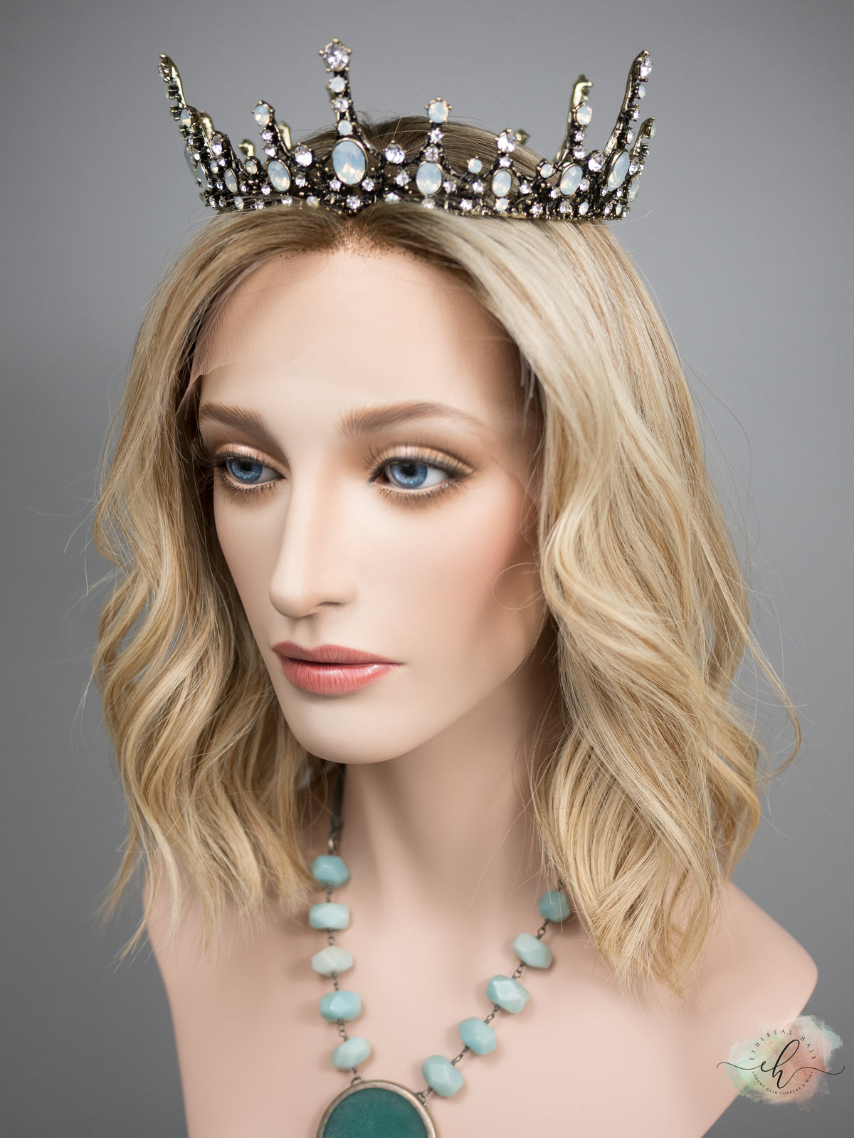 &quot;CALLA&quot; Premium Wig: Lace Top, Sz. S/M, 13&quot; BOB