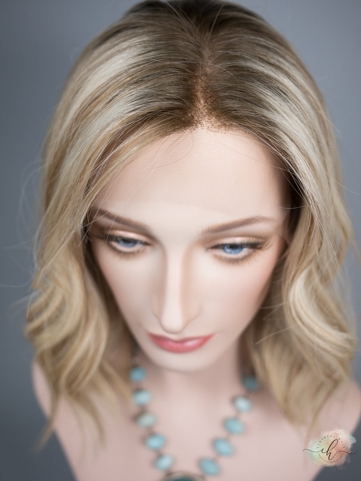 &quot;CALLA&quot; Premium Wig: Lace Top, Sz. S/M, 13&quot; BOB