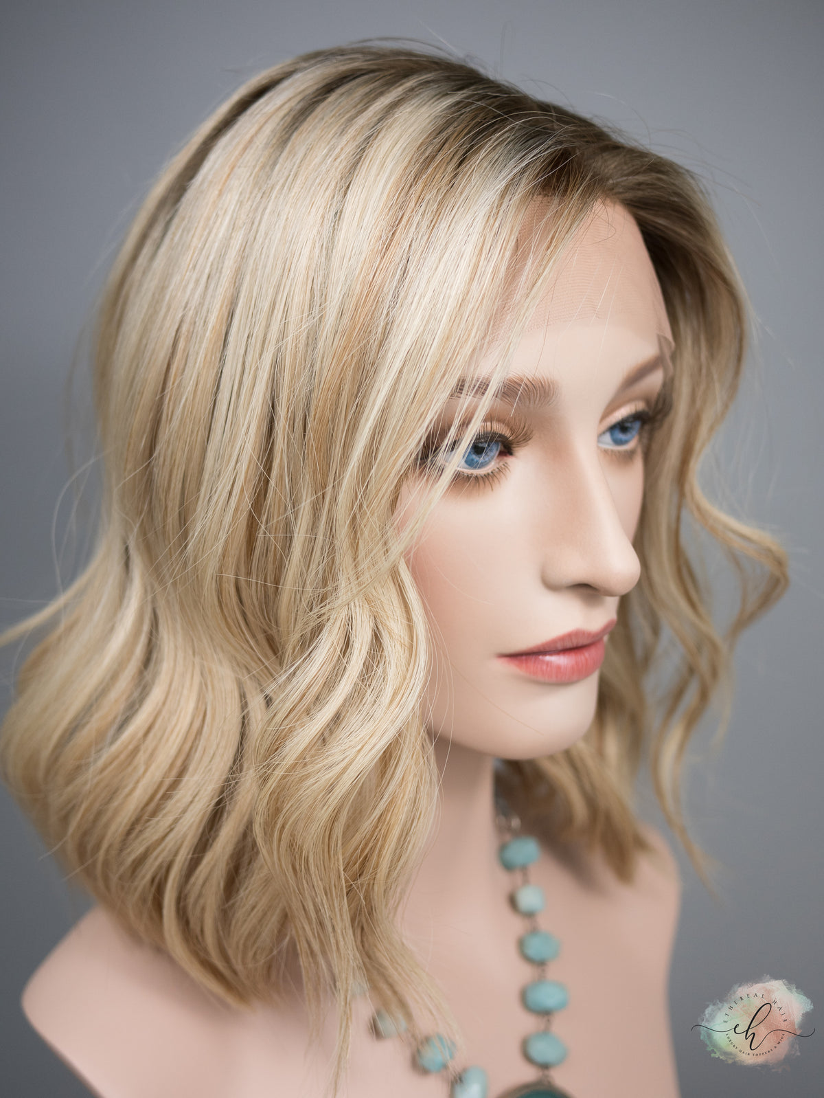 &quot;CALLA&quot; Premium Wig: Lace Top, Sz. S/M, 13&quot; BOB