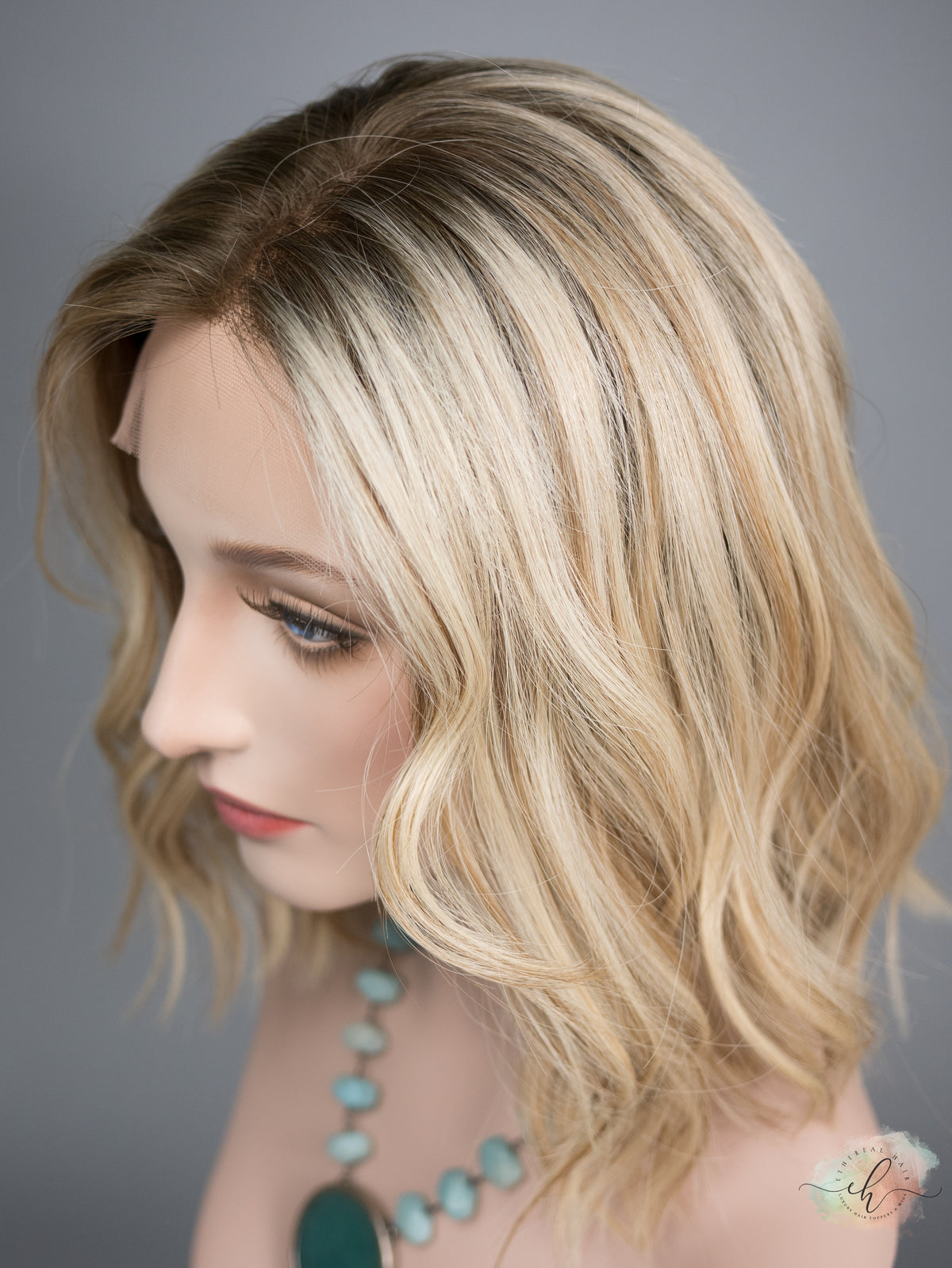 &quot;CALLA&quot; Premium Wig: Lace Top, Sz. S/M, 13&quot; BOB