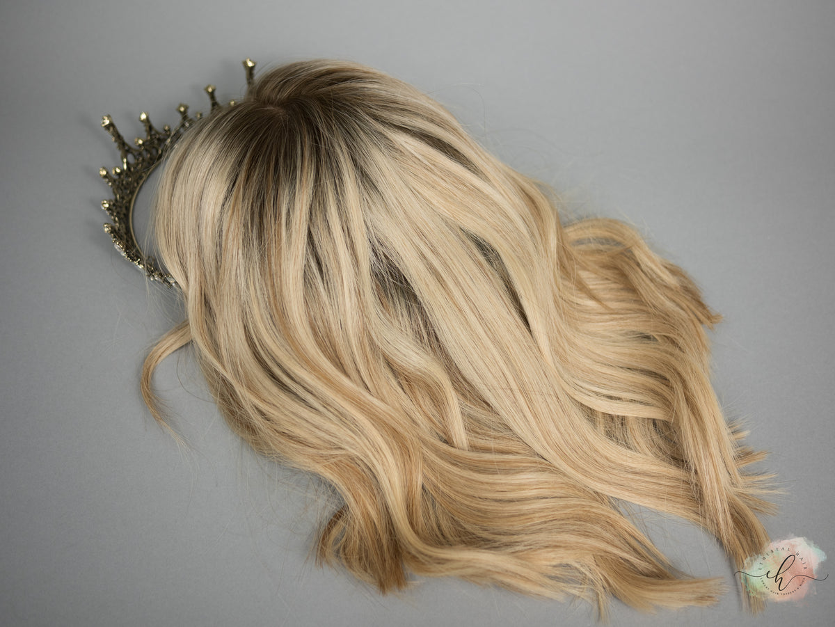 &quot;CALLA&quot; Premium Wig: Lace Top, Sz. S/M, 13&quot; BOB