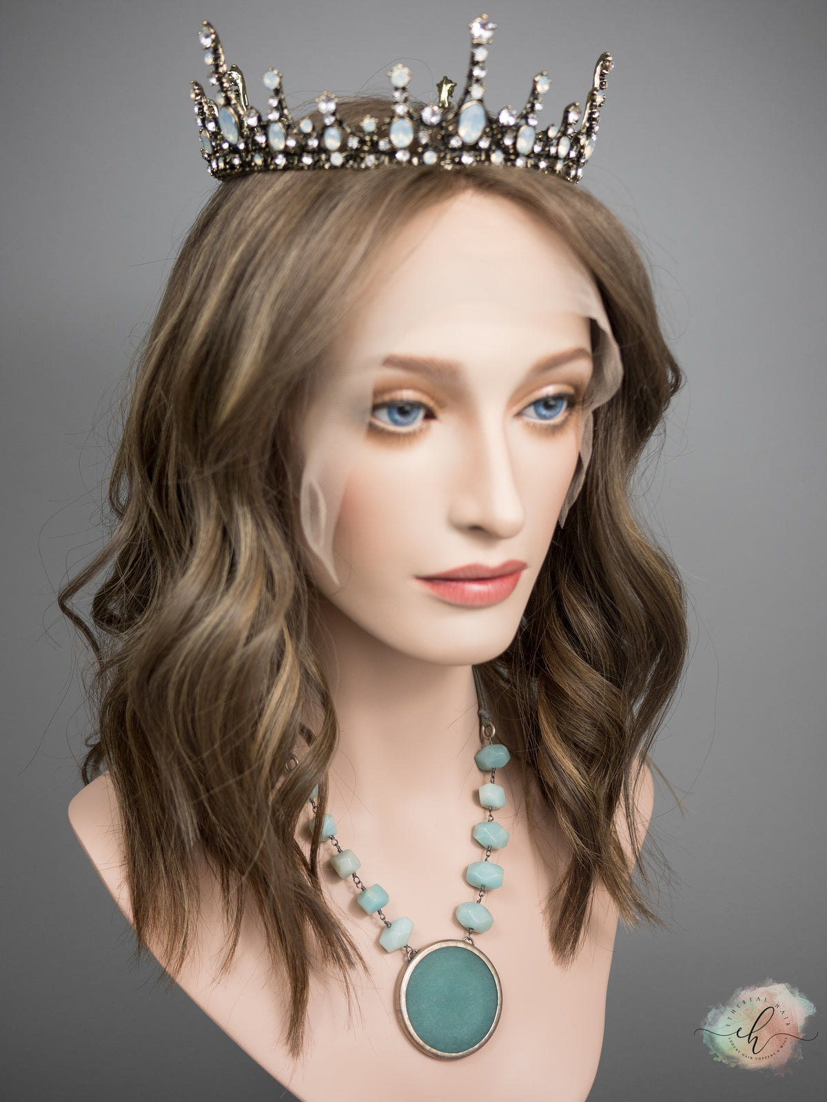 &quot;HEIDI&quot; Premium Wig: Lace Top, Sz. M/L, 17&quot; SHAG