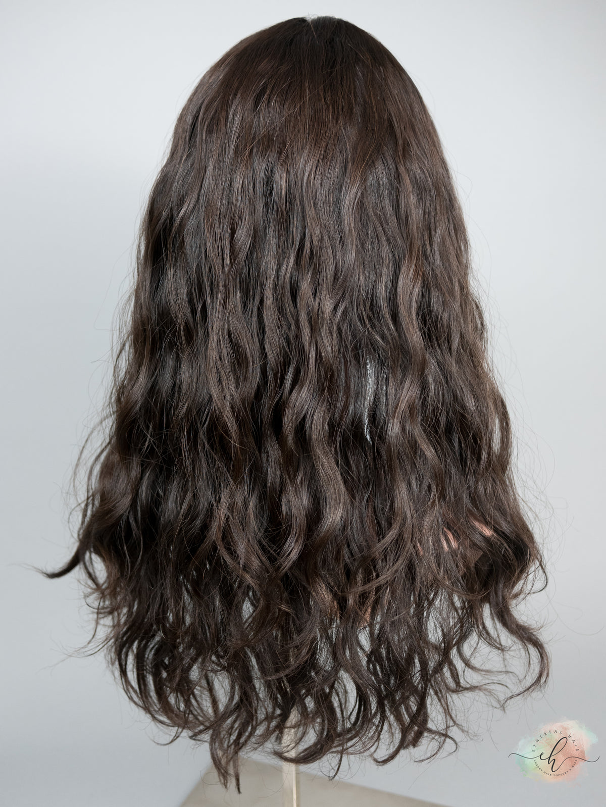 &quot;LUNA&quot; Premium Topper: Silk Top, 9x9, 18-20&quot;, Curly