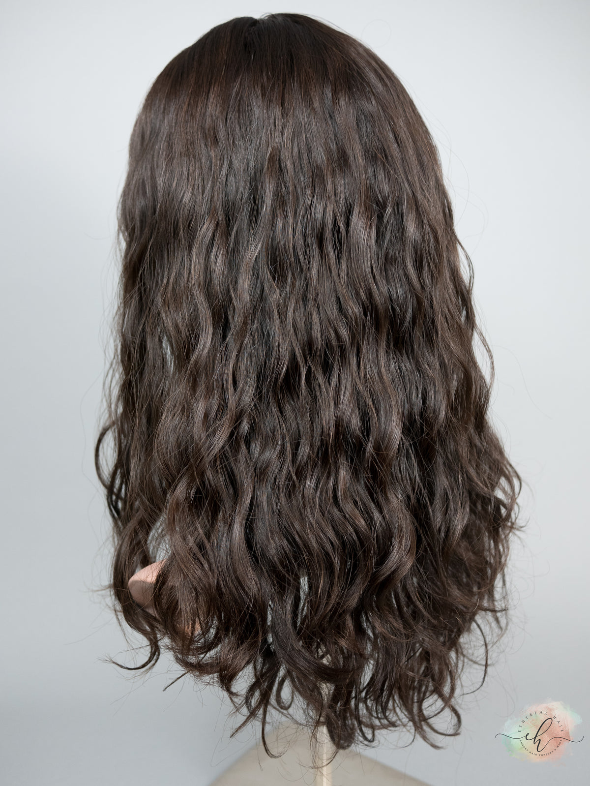 &quot;LUNA&quot; Premium Topper: Silk Top, 9x9, 18-20&quot;, Curly