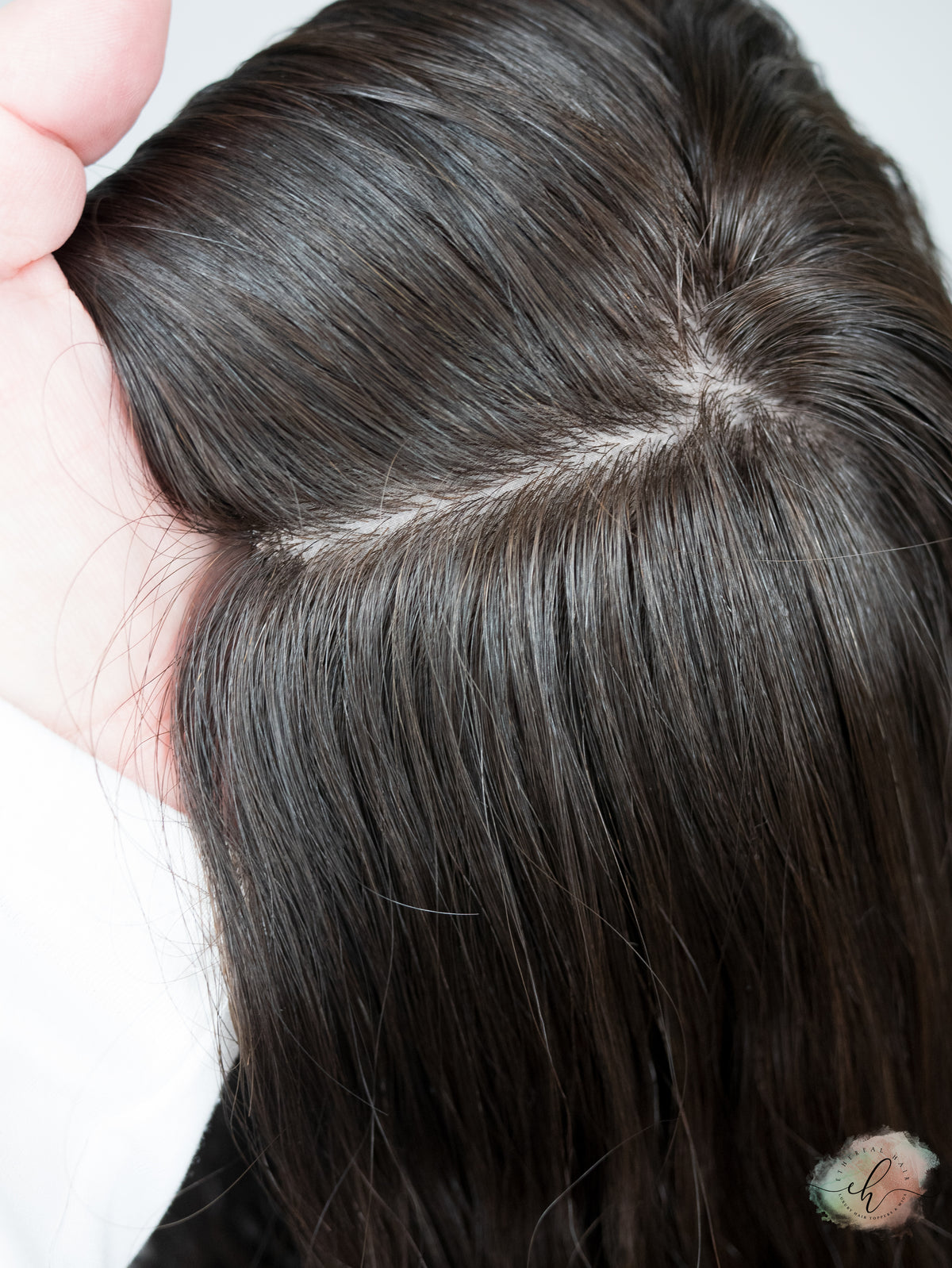 &quot;LUNA&quot; Premium Topper: Silk Top, 9x9, 18-20&quot;, Curly