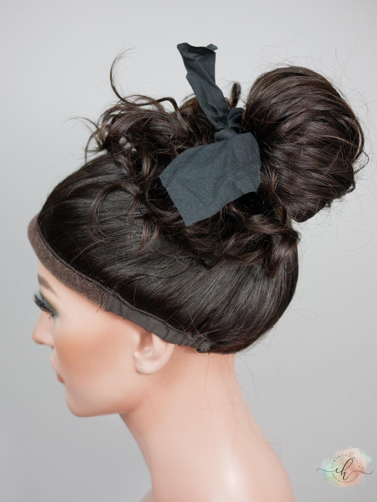 “LARK" Premium Pony Wig: Sz. M, 21", Curly