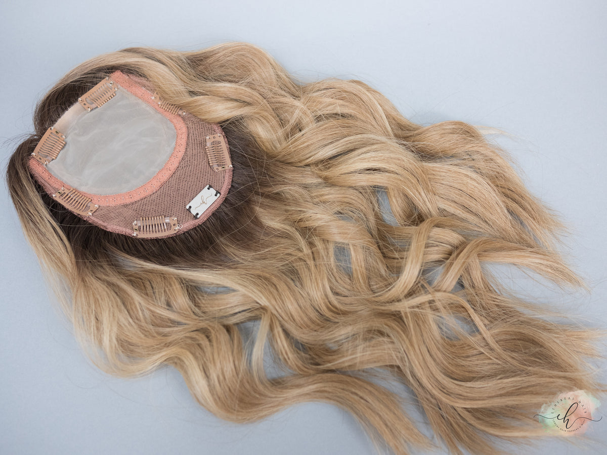 “LIZA" Premium Topper: Silk Top, 5x6, 17", Fully Handtied