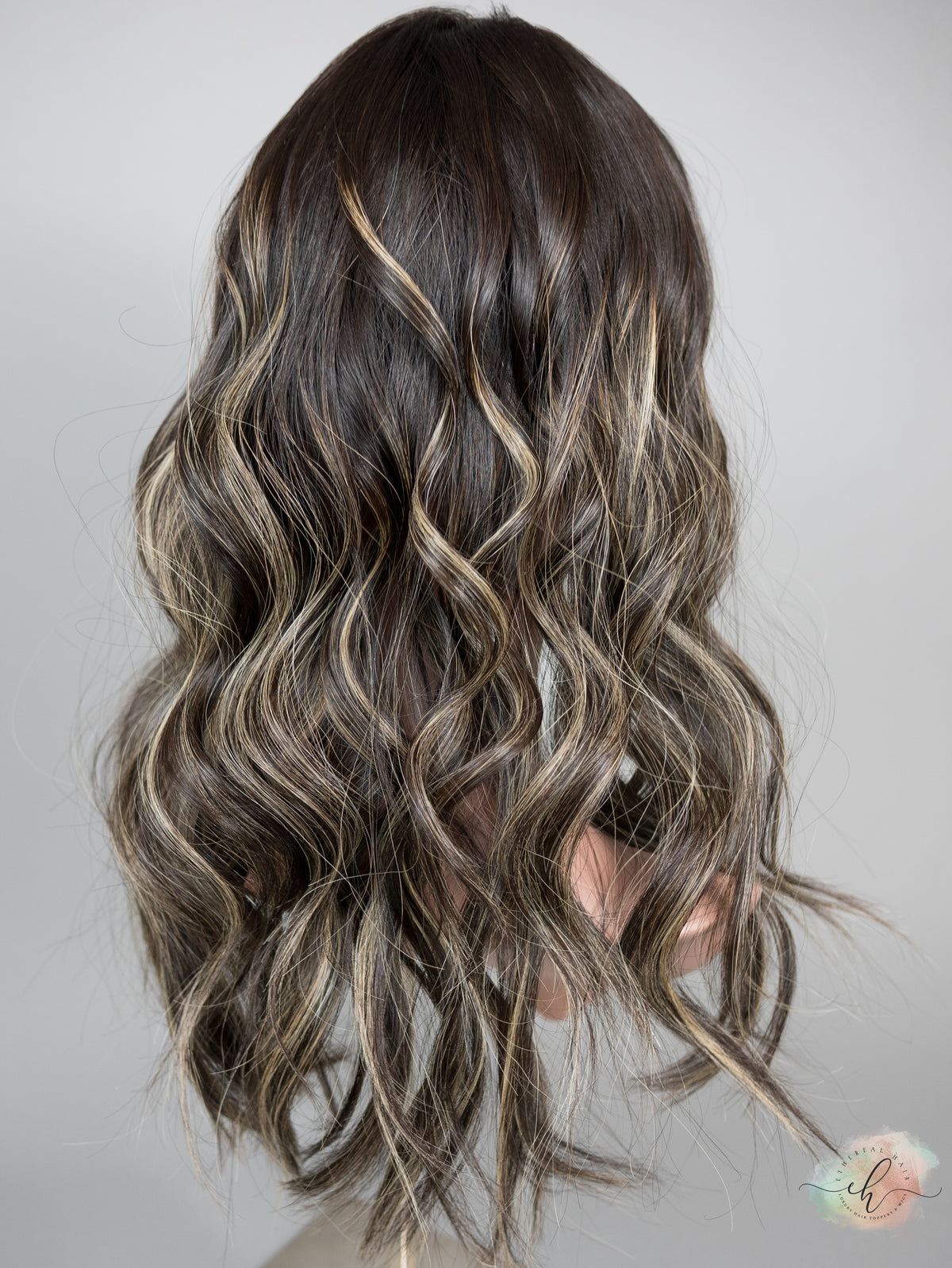&quot;LUNA BALAYAGE&quot; Premium Topper: Silk Top, 9x9, 19-20&quot;