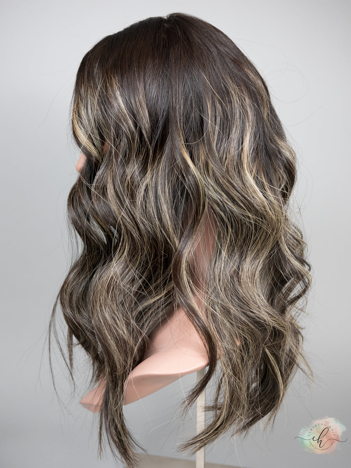 &quot;LUNA BALAYAGE&quot; Premium Topper: Silk Top, 9x9, 19-20&quot;