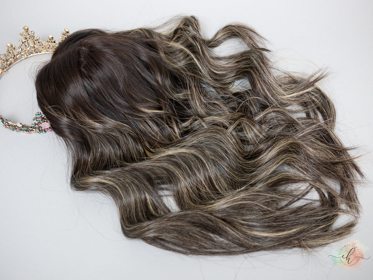 &quot;LUNA BALAYAGE&quot; Premium Topper: Silk Top, 9x9, 19-20&quot;