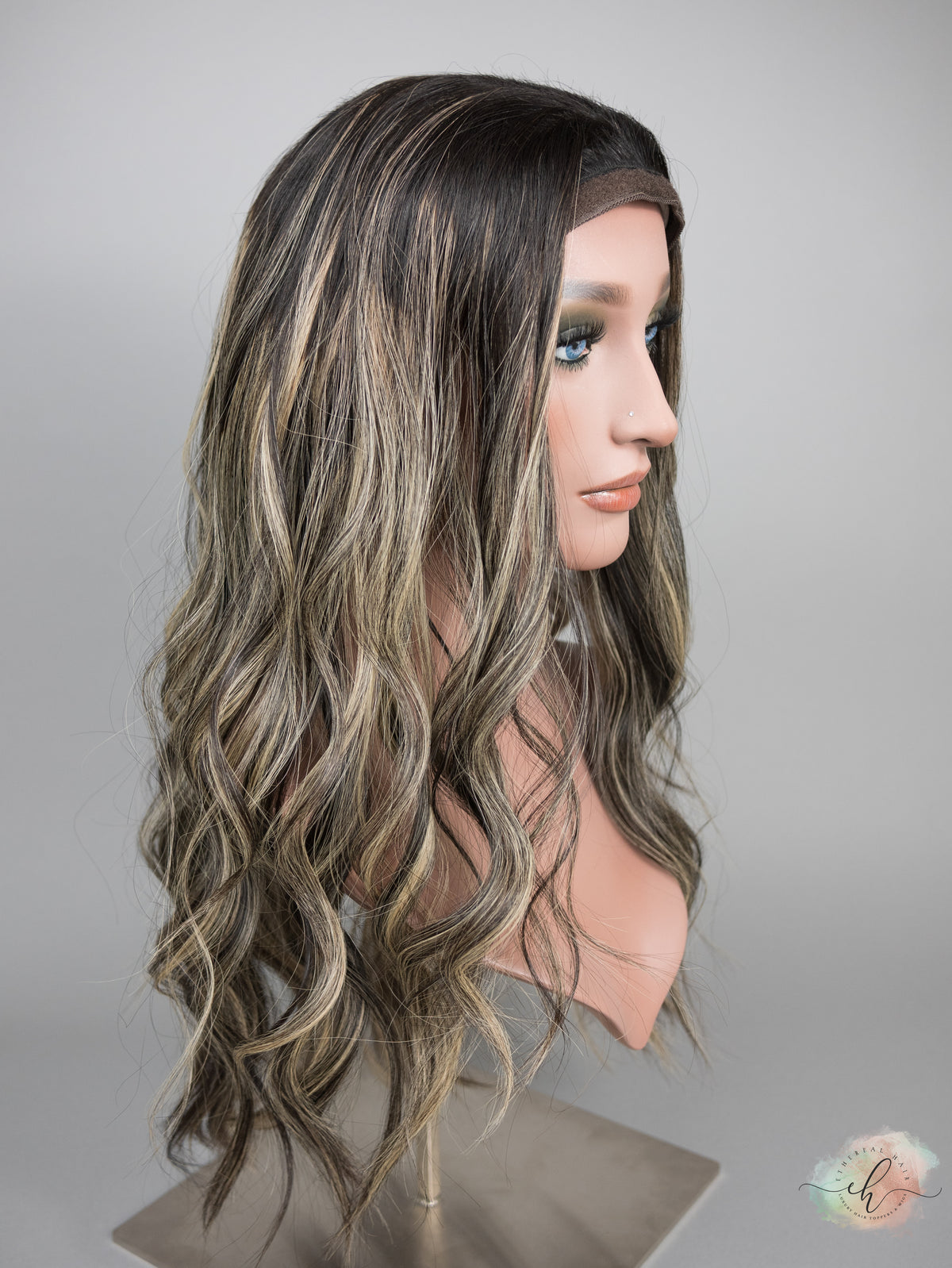 FINAL SALE “RHIANNON BALAYAGE" Premium Pony Wig: Sz. M, 26"
