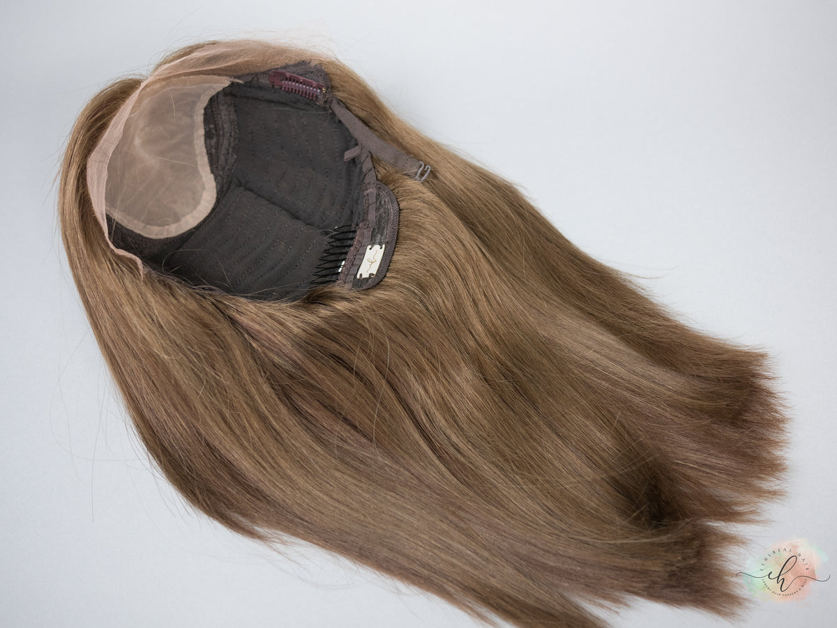 &quot;CARDI&quot; PREMIUM Wig: Lace Top, Sz. S/M, 18&quot;