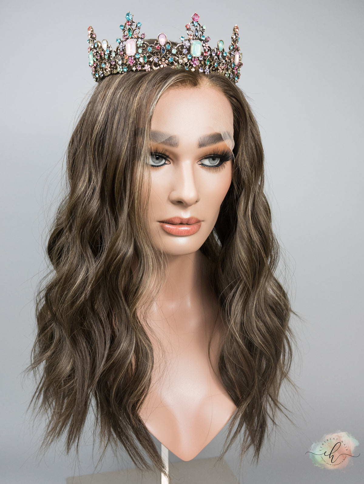 “MONROE" Premium Wig: Lace Top, Sz. L, 23"