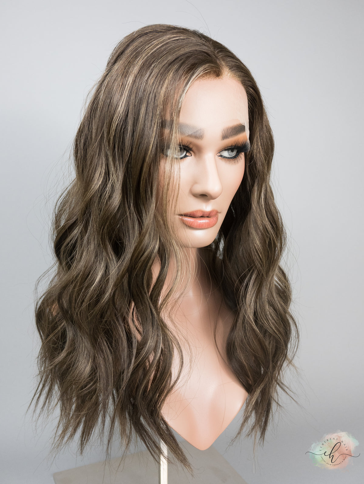 “MONROE" Premium Wig: Lace Top, Sz. L, 23"