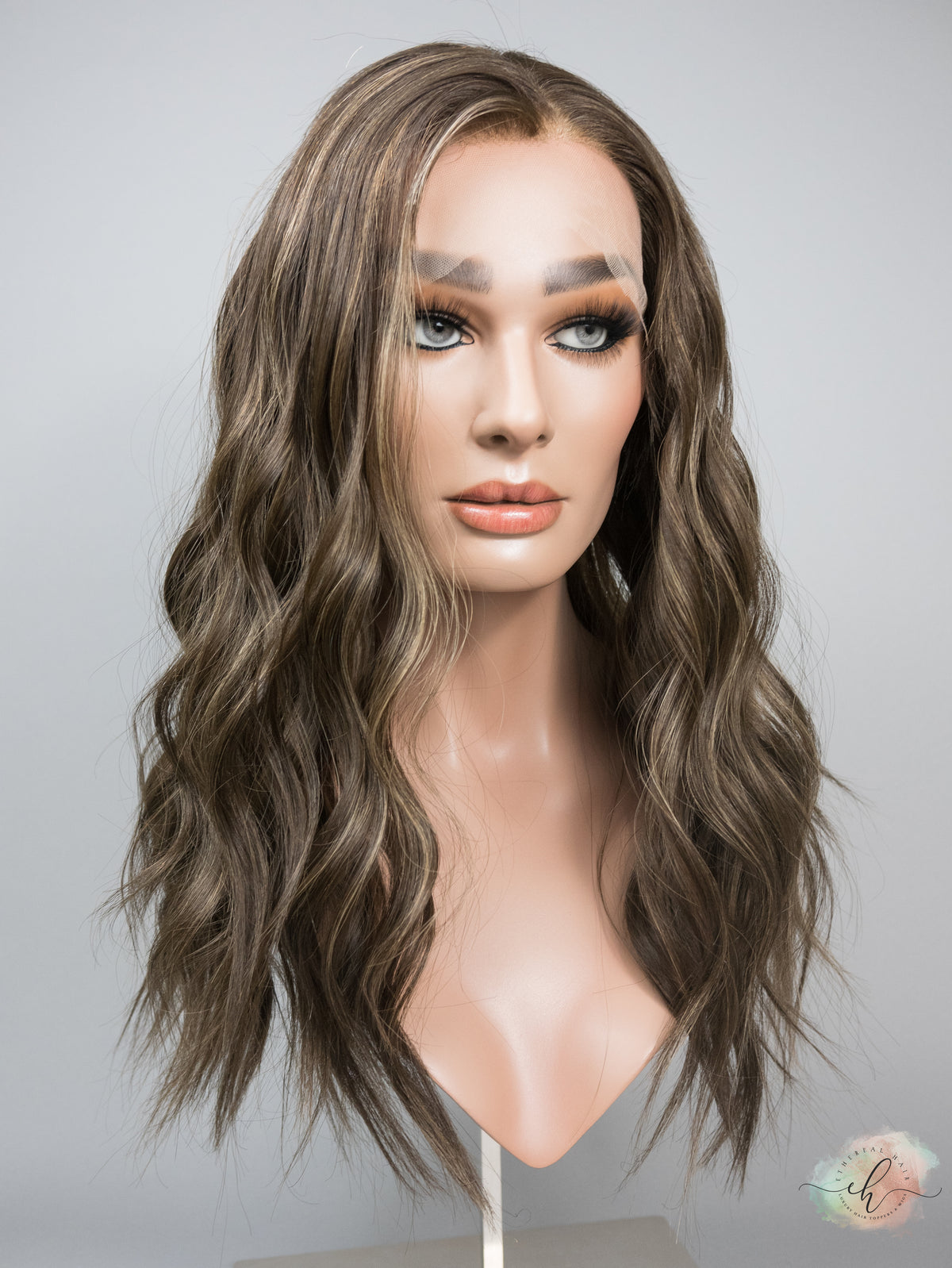 “MONROE" Premium Wig: Lace Top, Sz. L, 23"