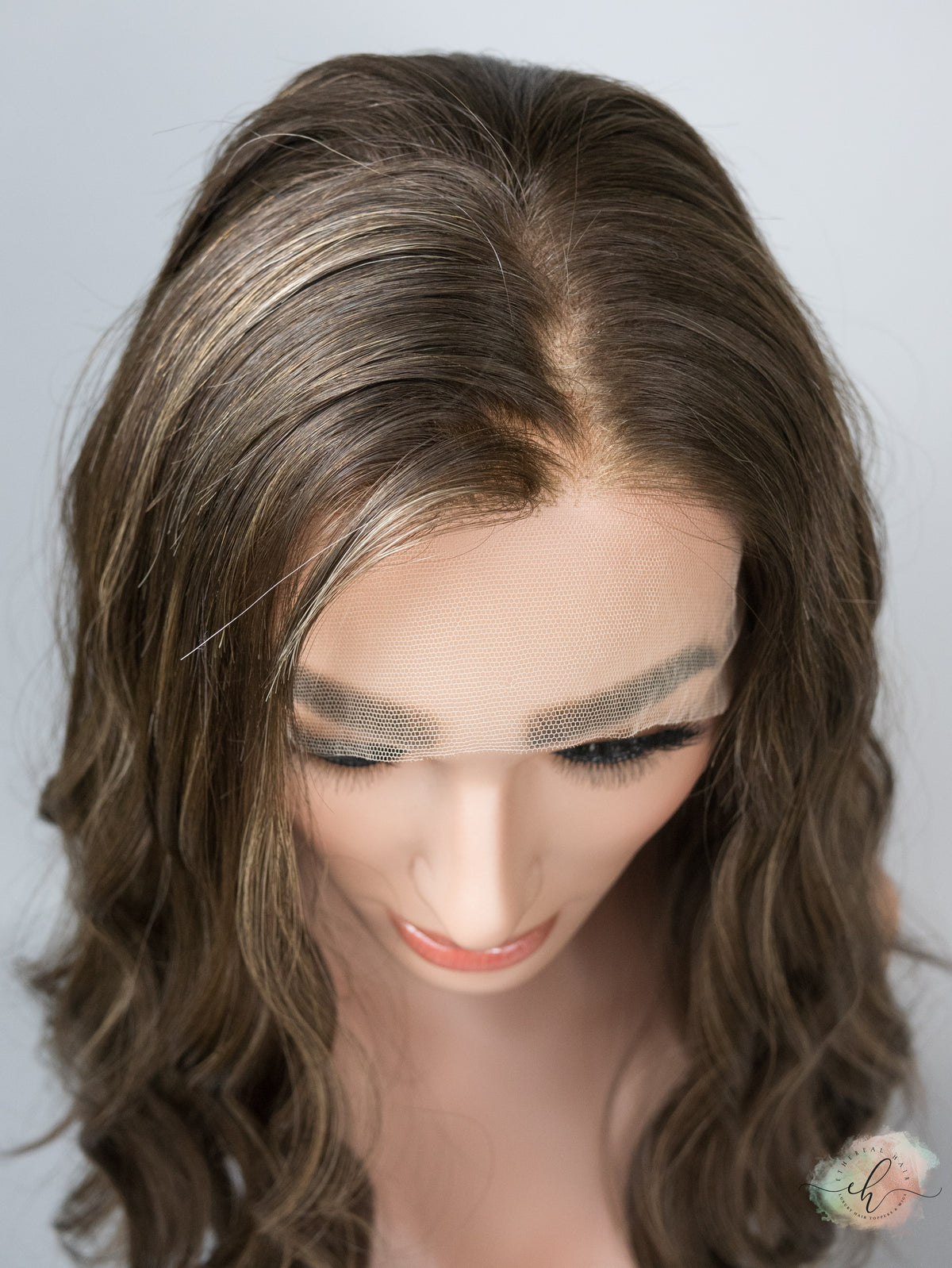 “MONROE" Premium Wig: Lace Top, Sz. L, 23"