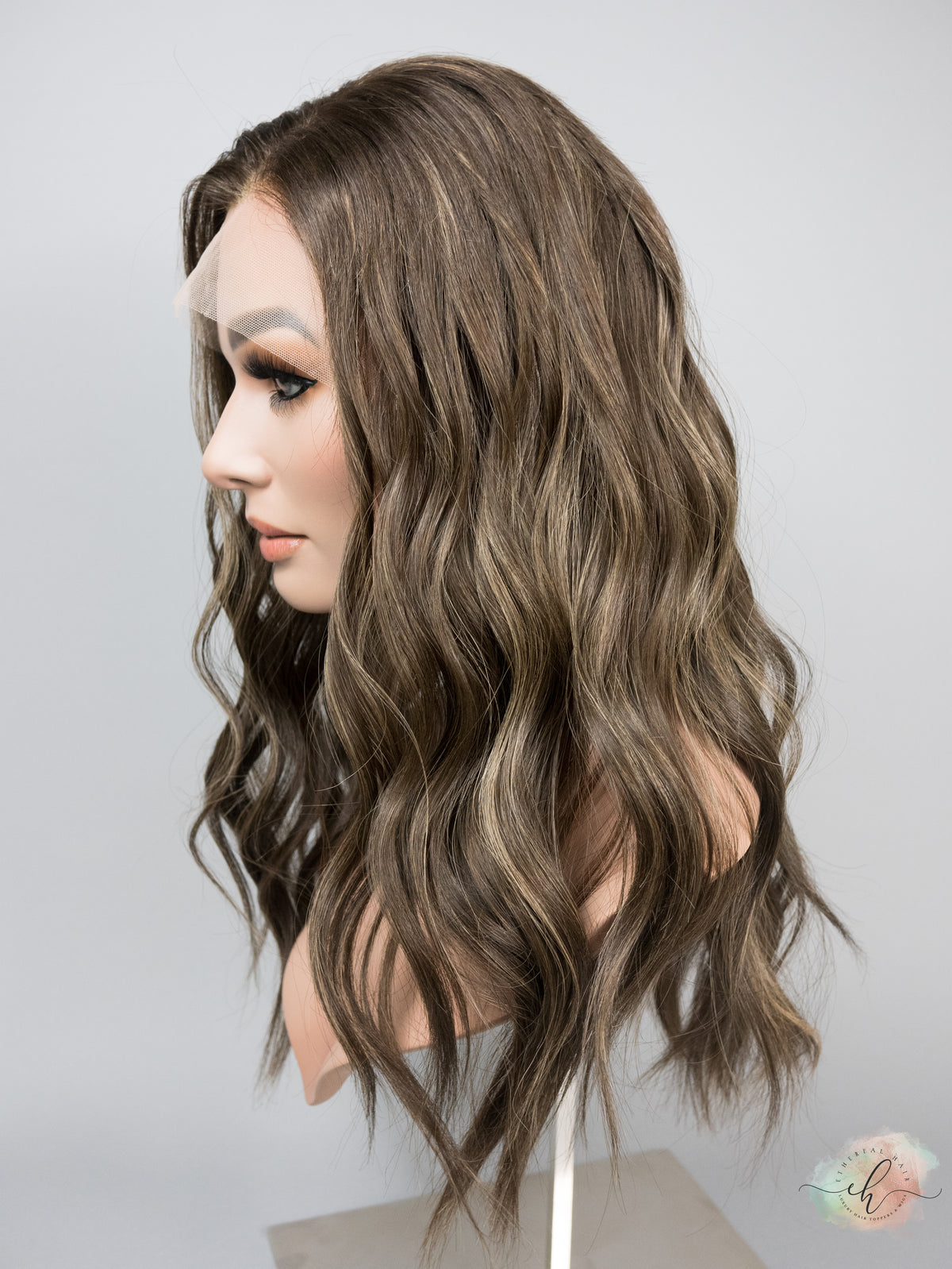 “MONROE" Premium Wig: Lace Top, Sz. L, 23"