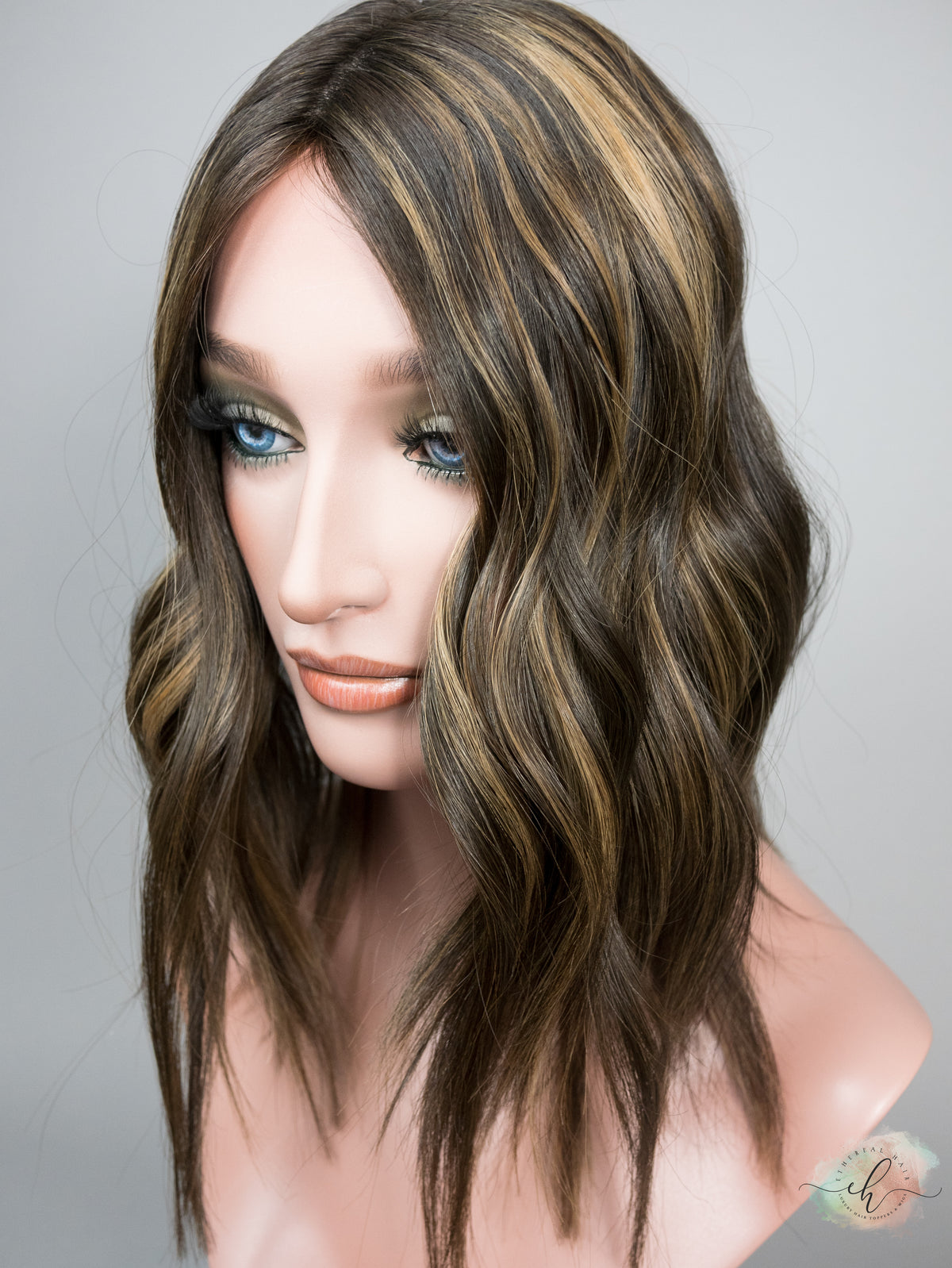 SUMMER SALE “LARK HIGHLIGHT" Premium Topper: Silk Top, 8x8, 14-16"