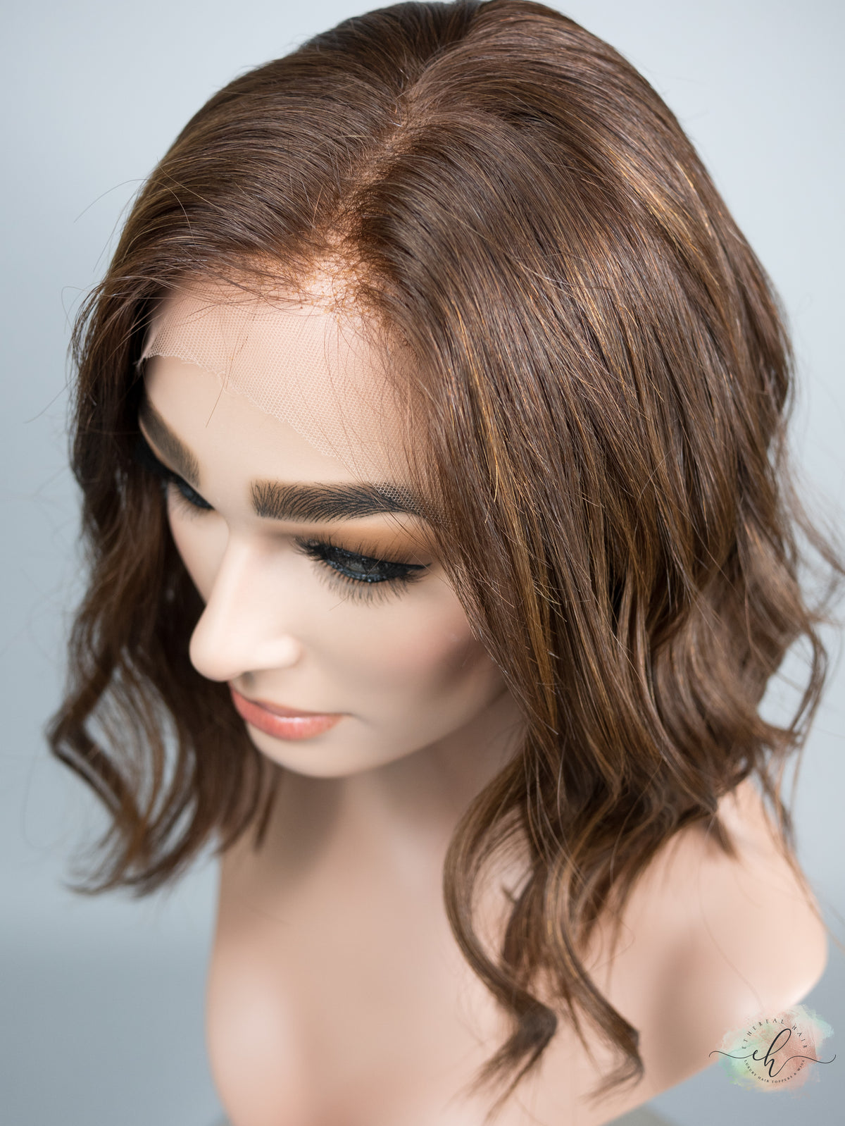 FALL SALE “AURORA" Premium Wig: Lace Top, Sz. M/L, LOB CUT 12-14"
