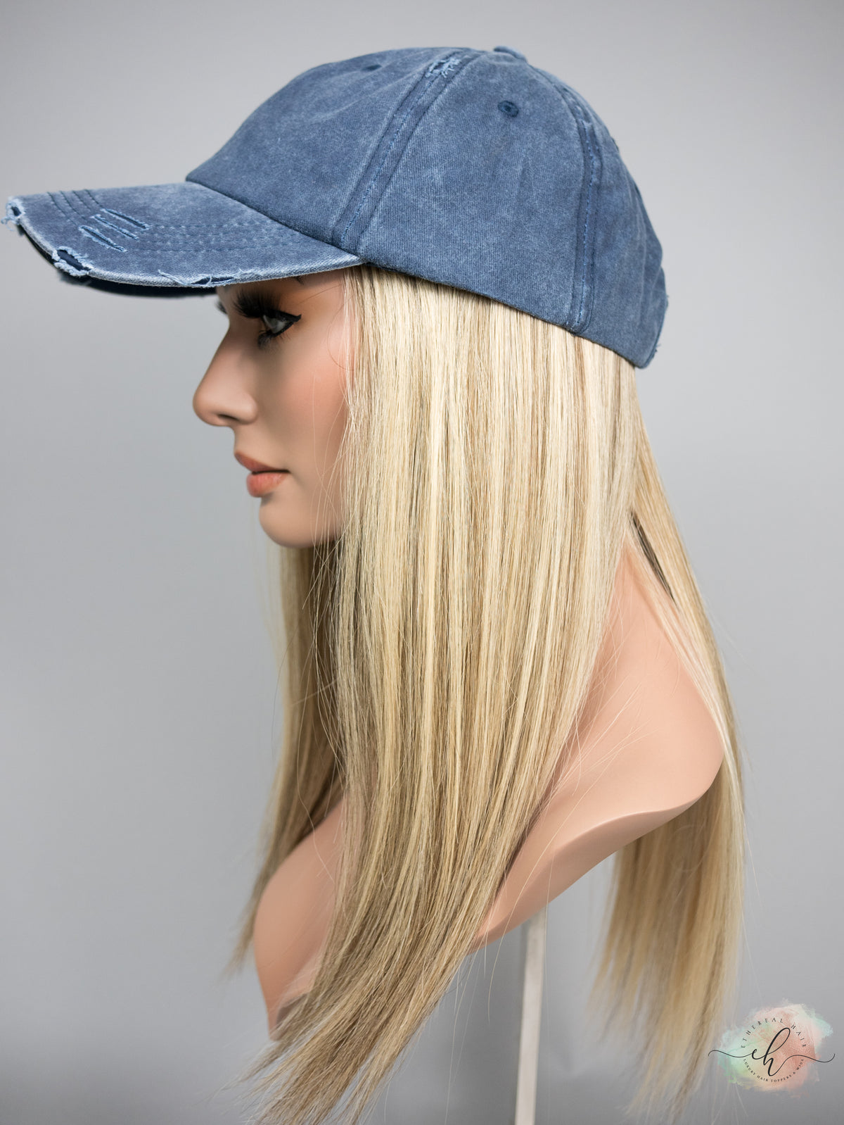 “MILAN" Premium HAT FALL Wig: Sz. M, 22-23"