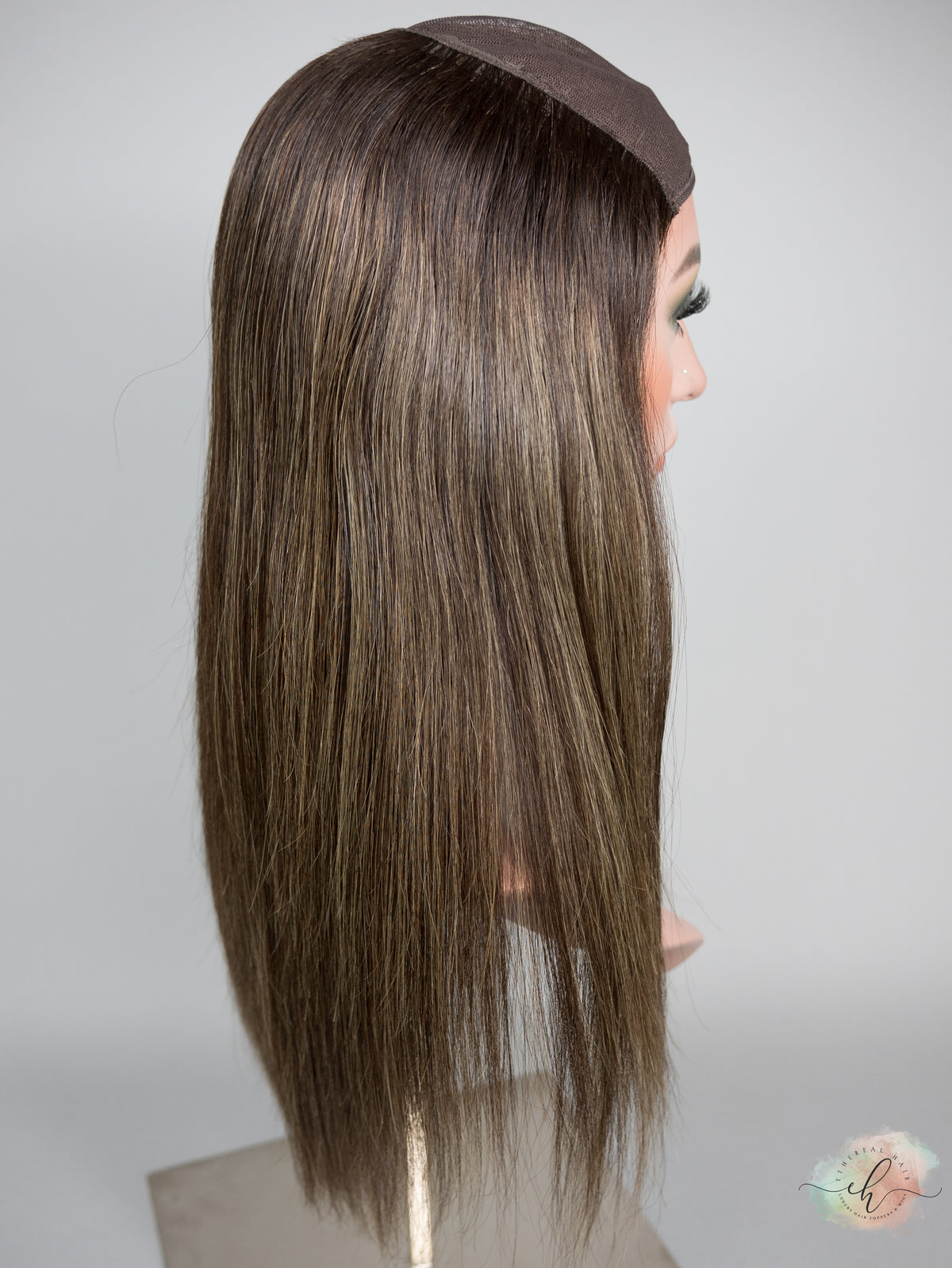 “SERAPHINA&quot; Premium HAT FALL Wig: Sz. M, 23&quot;