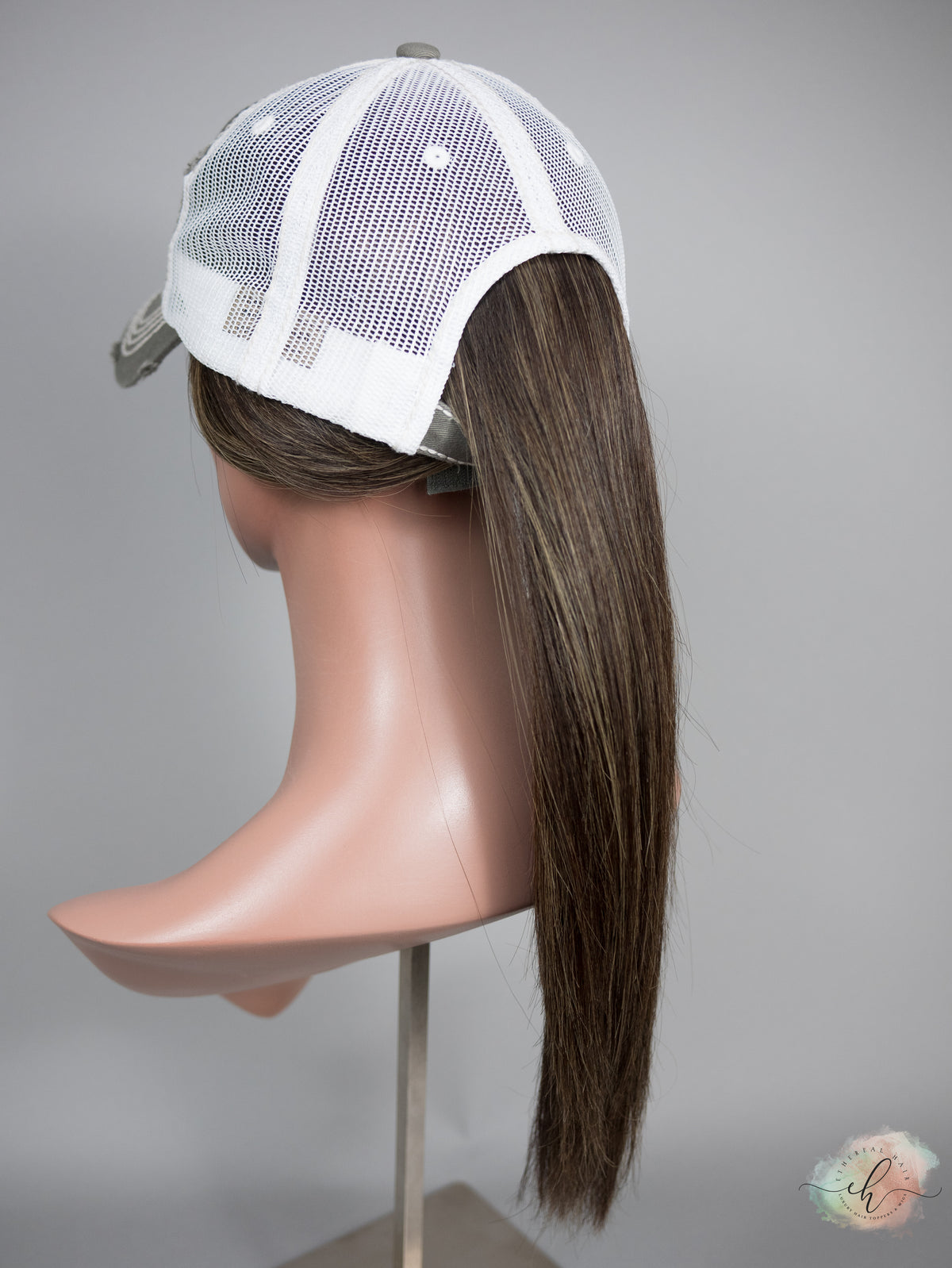 “SERAPHINA&quot; Premium HAT FALL Wig: Sz. M, 23&quot;