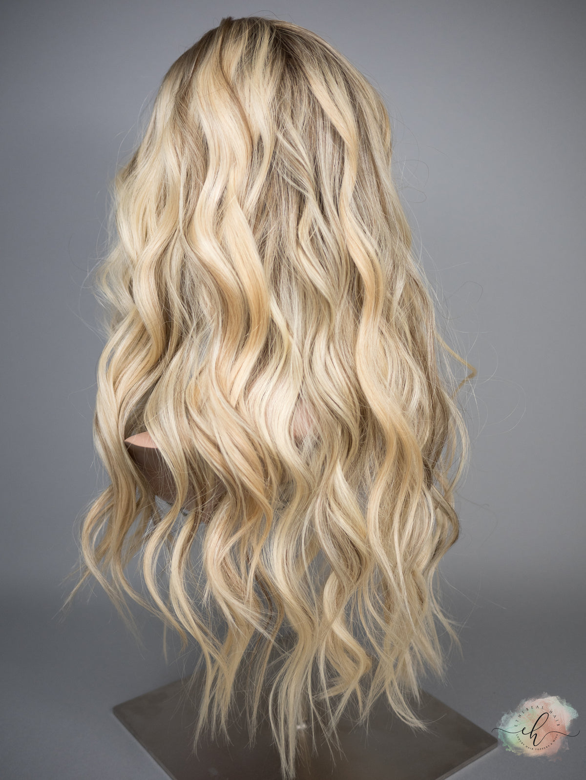 “VICTORIA&quot; Premium Wig: Silk Top Lace Front, Sz. L, 26&quot;