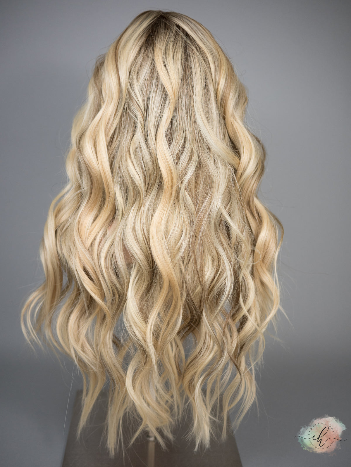 “VICTORIA&quot; Premium Wig: Silk Top Lace Front, Sz. L, 26&quot;