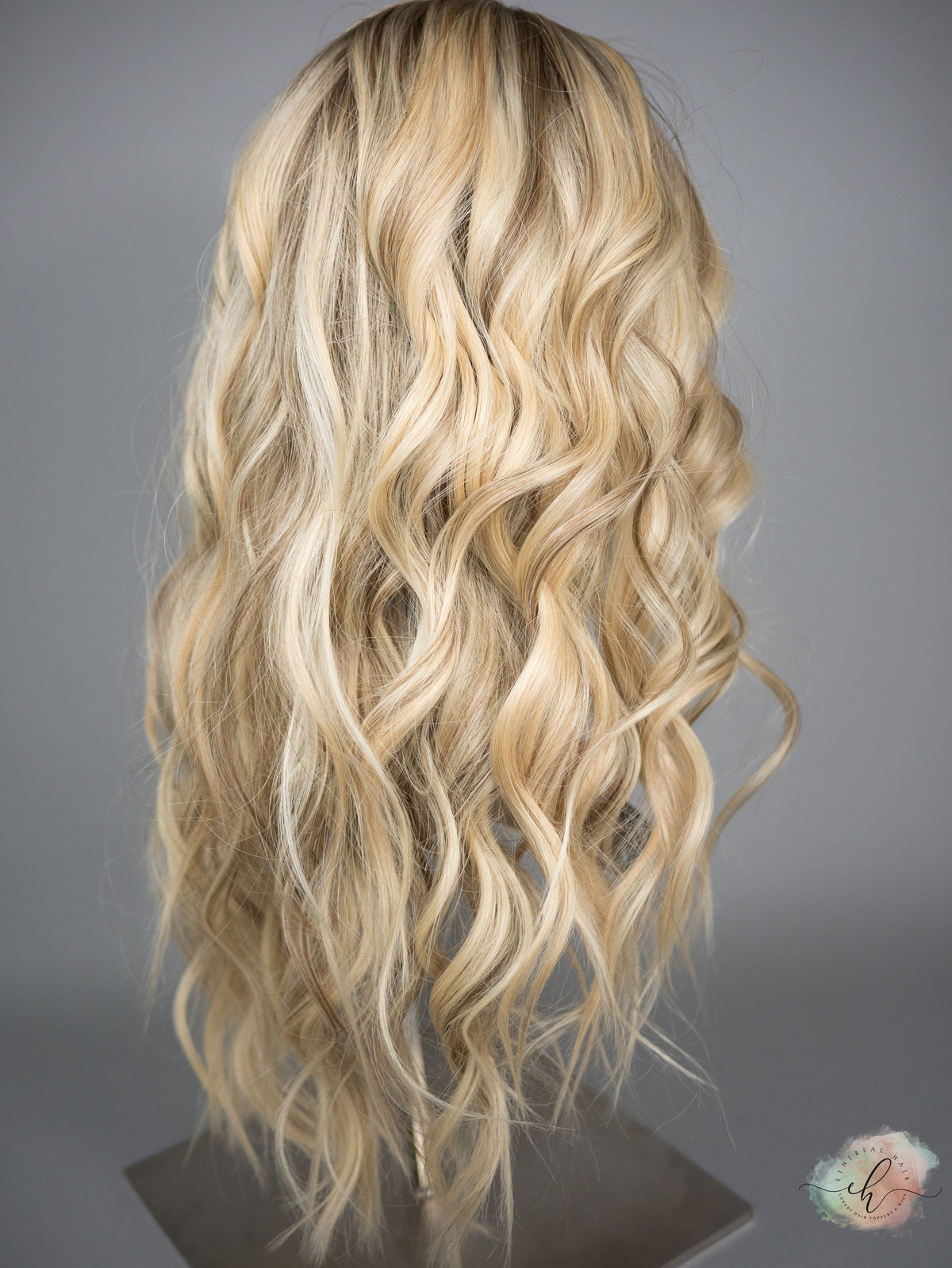 “VICTORIA&quot; Premium Wig: Silk Top Lace Front, Sz. L, 26&quot;