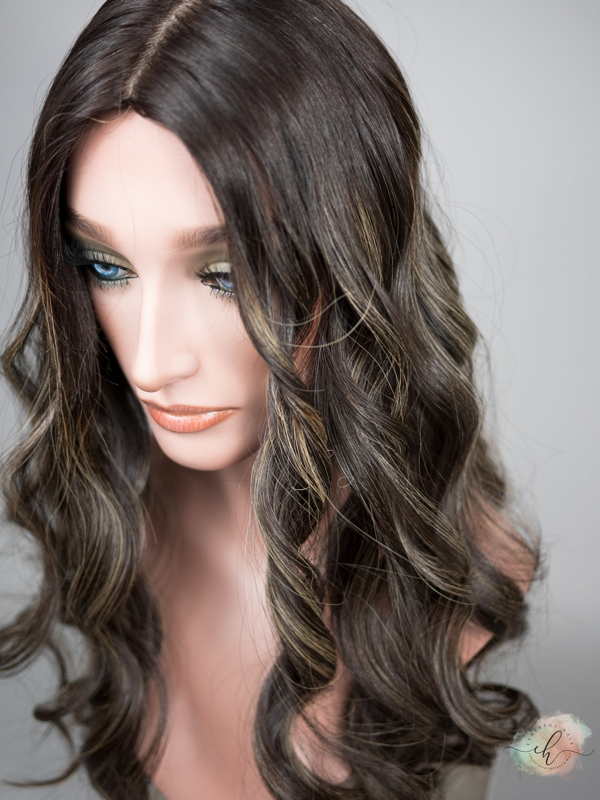 “LARK BALAYAGE" Premium Topper: Silk Top, 9x9, 25"