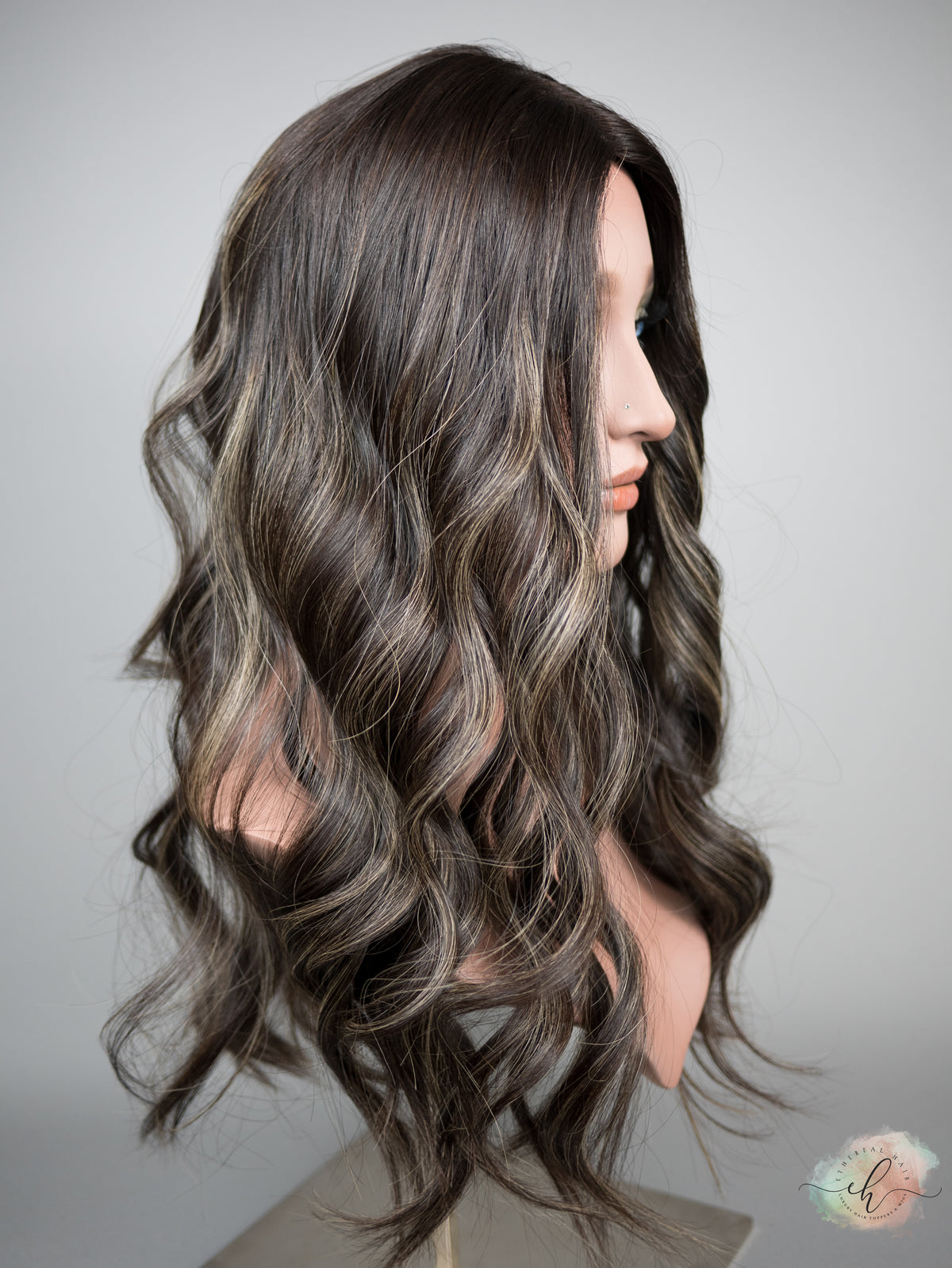 “LARK BALAYAGE" Premium Topper: Silk Top, 9x9, 25"