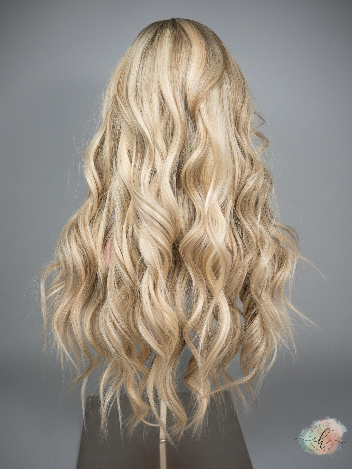 “EVA" Premium Wig: Silk Top Lace Front, Sz. L, 26"