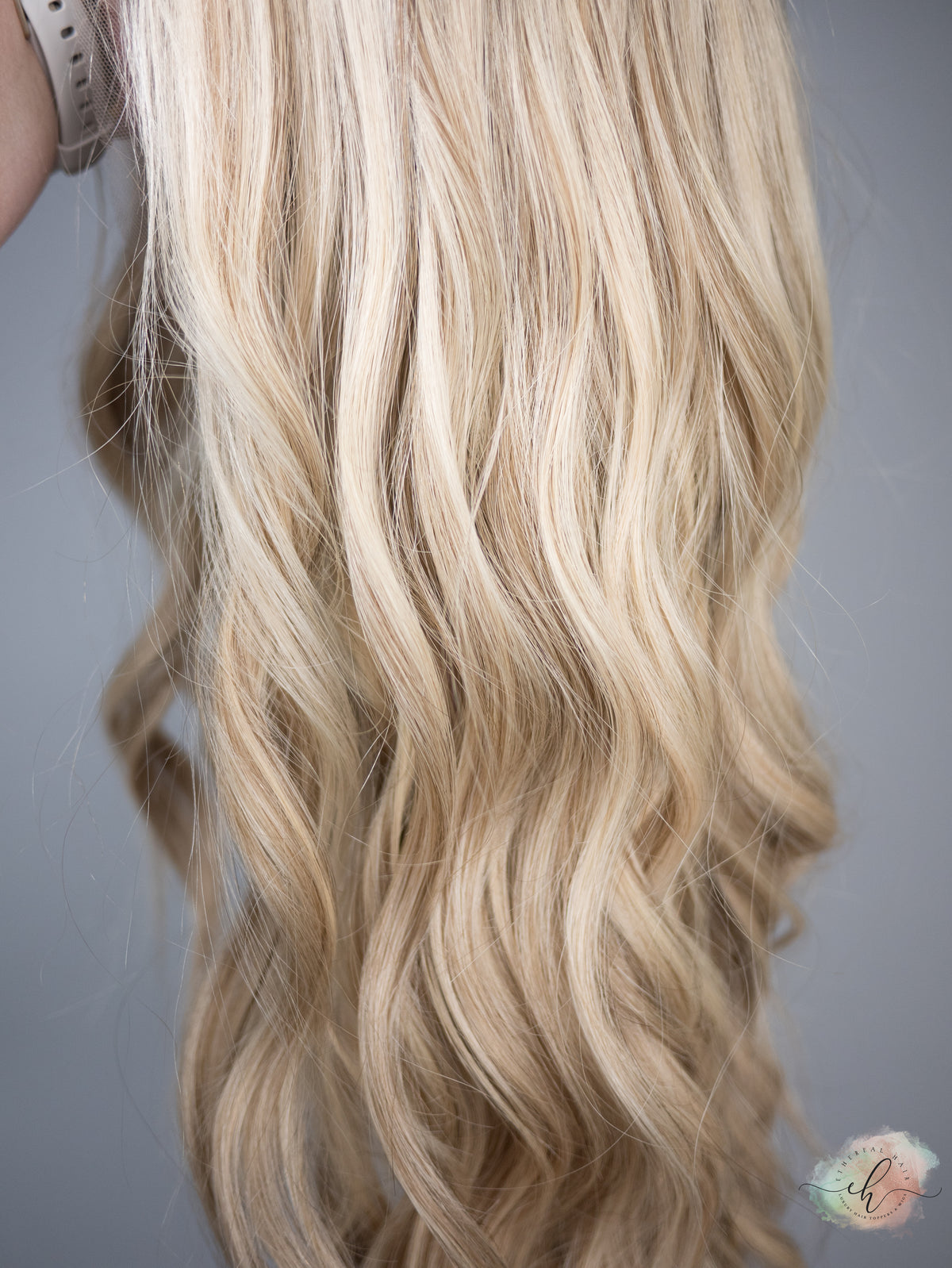 “EVA" Premium Wig: Silk Top Lace Front, Sz. L, 26"