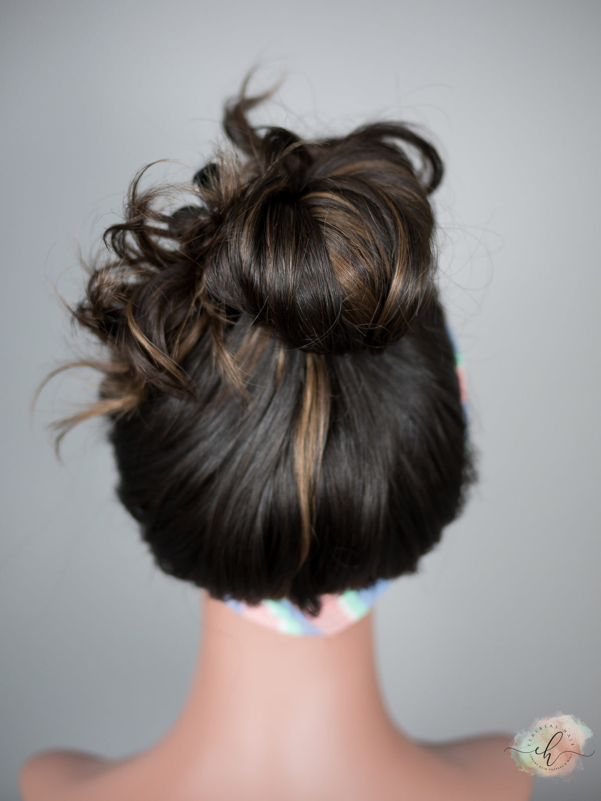 FALL SALE “LARK BALAYAGE" Premium Pony Wig: Sz. L, 21", Curly