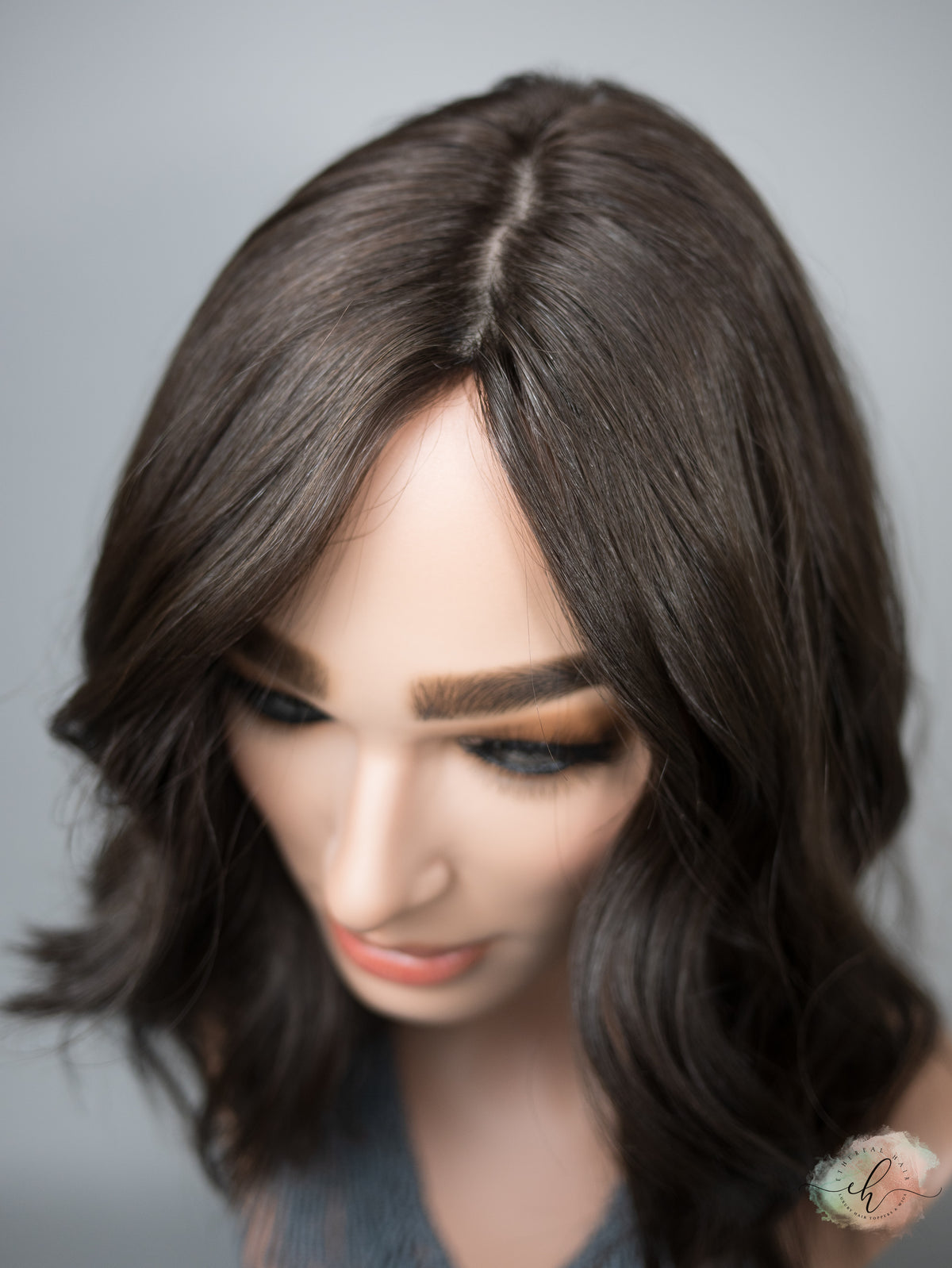 FALL SALE “DAHLIA" Premium Wig: Silk Top, Fully Handtied Cap, Sz. S/M, 15"