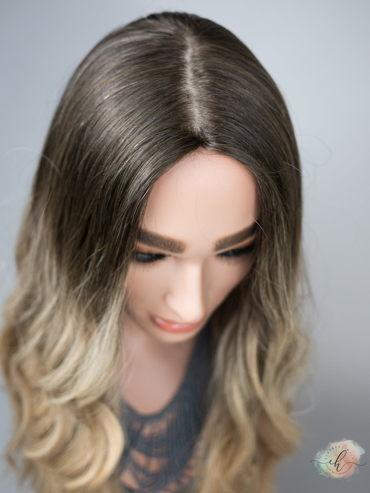 “BE THE SUNSHINE" Exquisite Wig: Silk Top, Sz. M/L, 24-25"