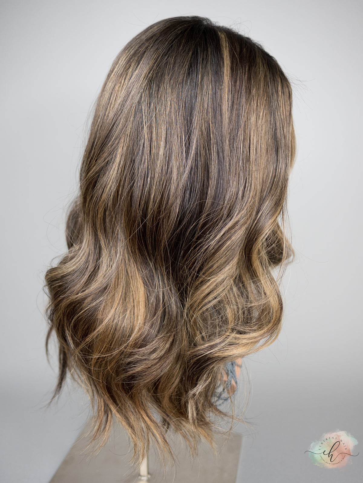 FINAL SALE “START SOMEWHERE" Exquisite Wig: Silk Top, Sz. M, 22"